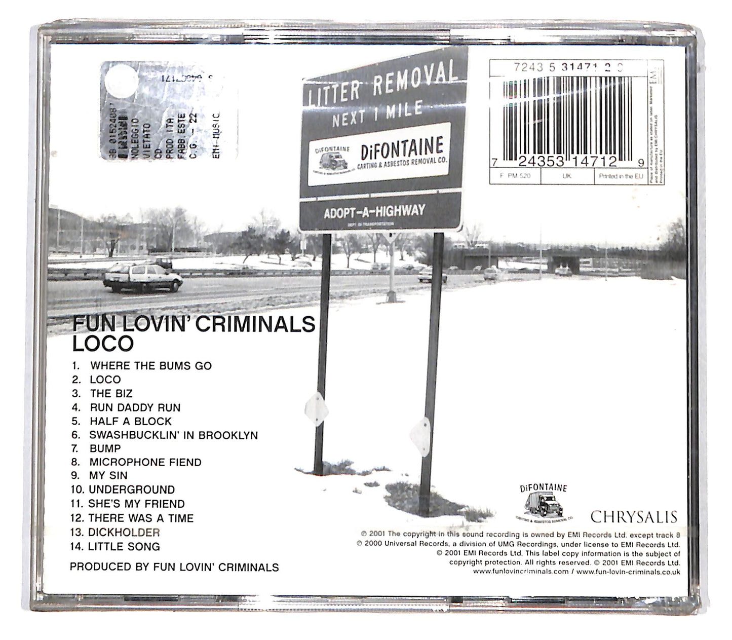 EBOND Fun Lovin' Criminals - Loco CD CB058516