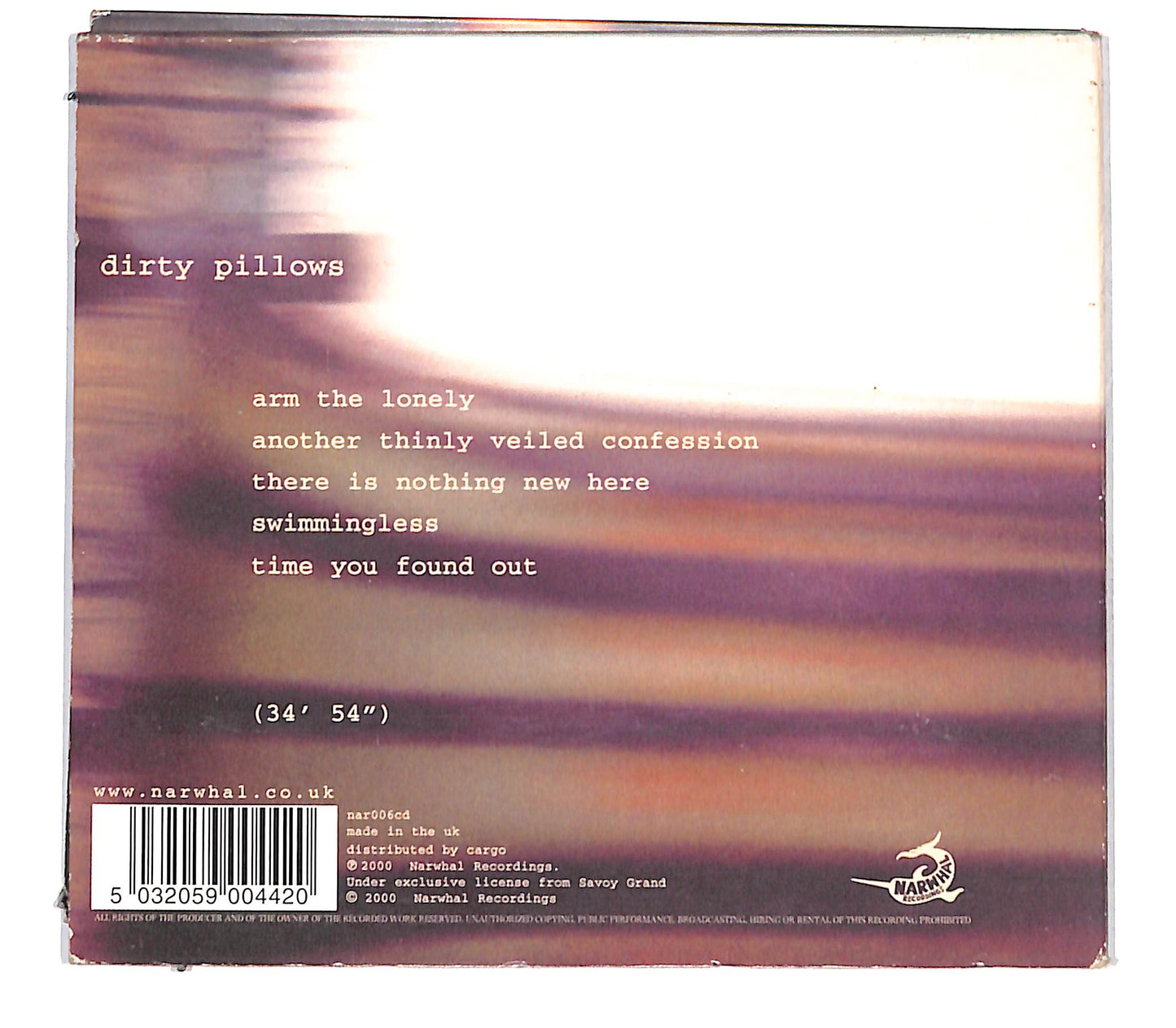 EBOND Savoy Grand - Dirty Pillows DIGIPACK CD CB058532