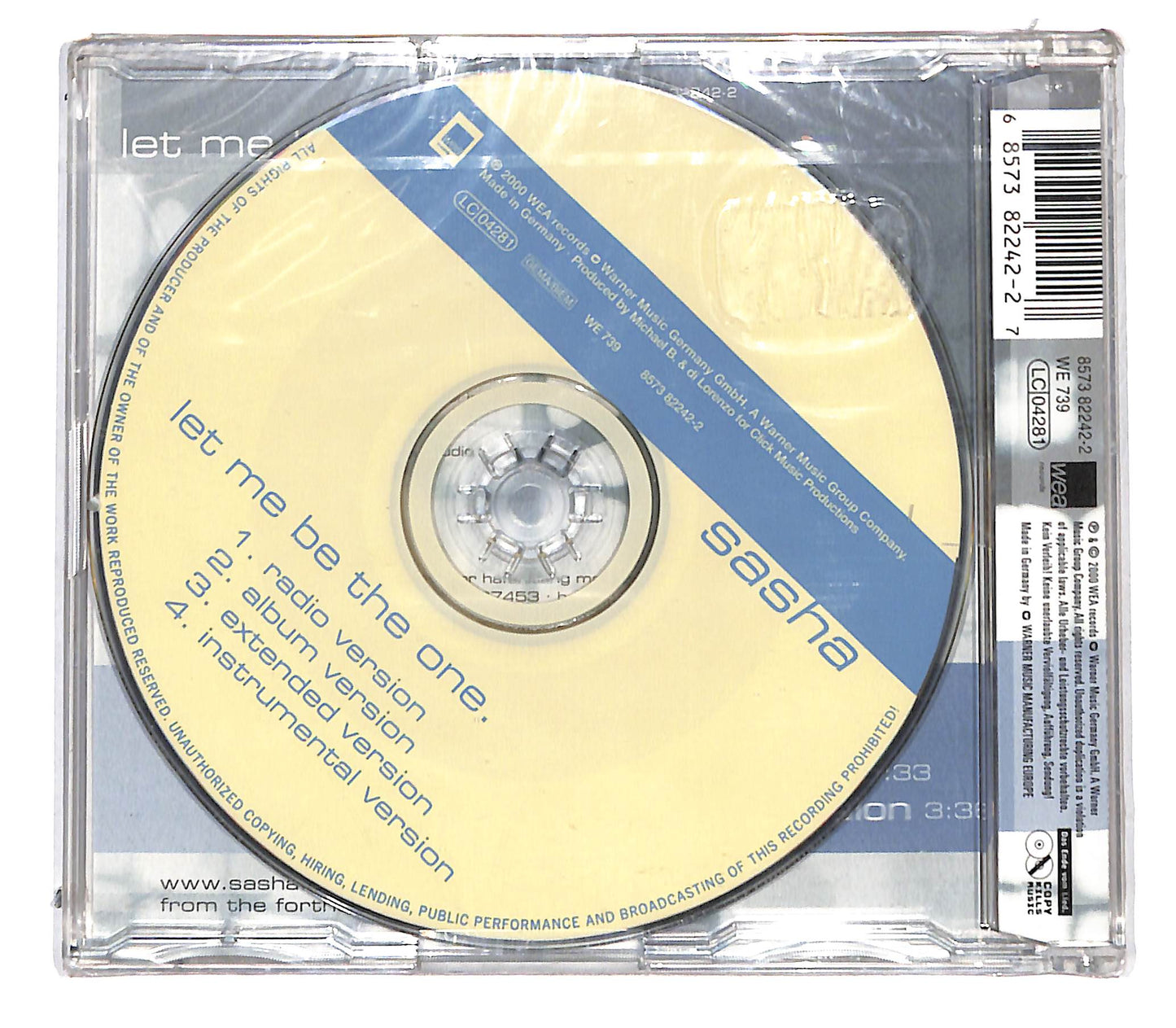 EBOND Sasha - Let Me Be The One CD CB058535