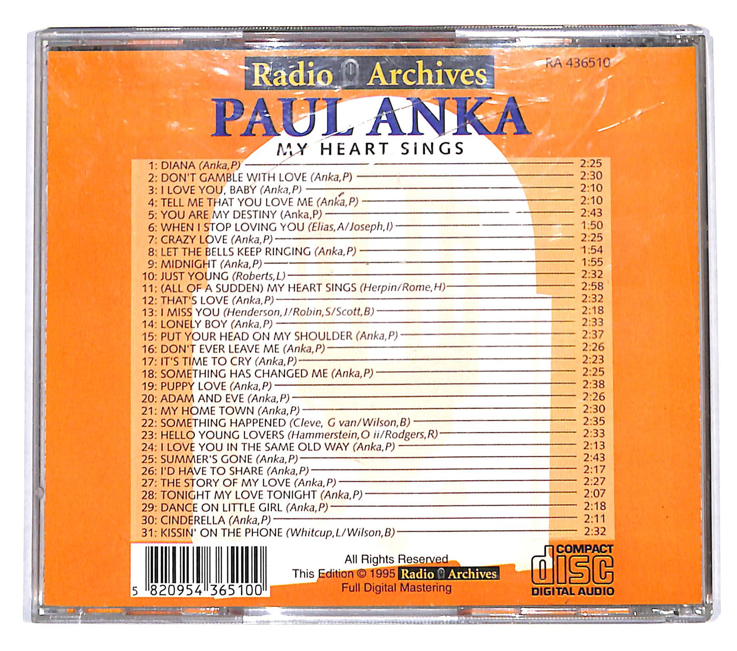 EBOND Paul Anka - My Heart Sings CD CB059411