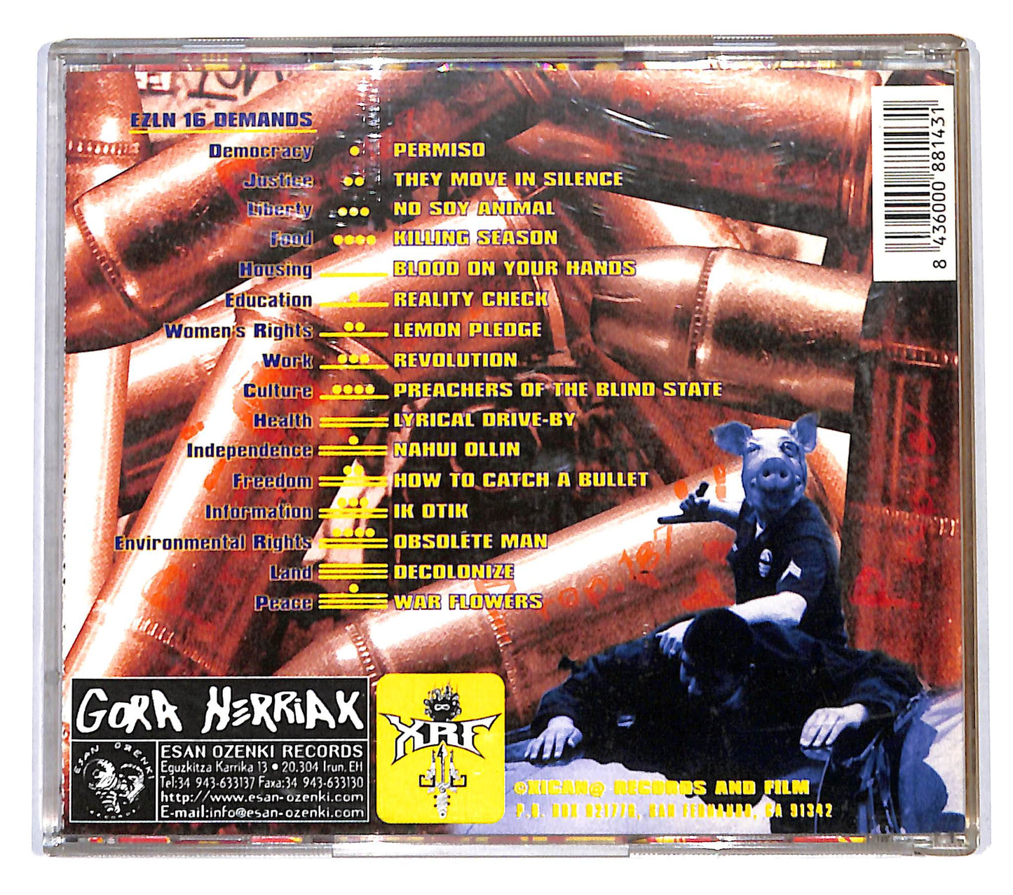 EBOND Aztlan Underground - Sub-Verses CD CB059420