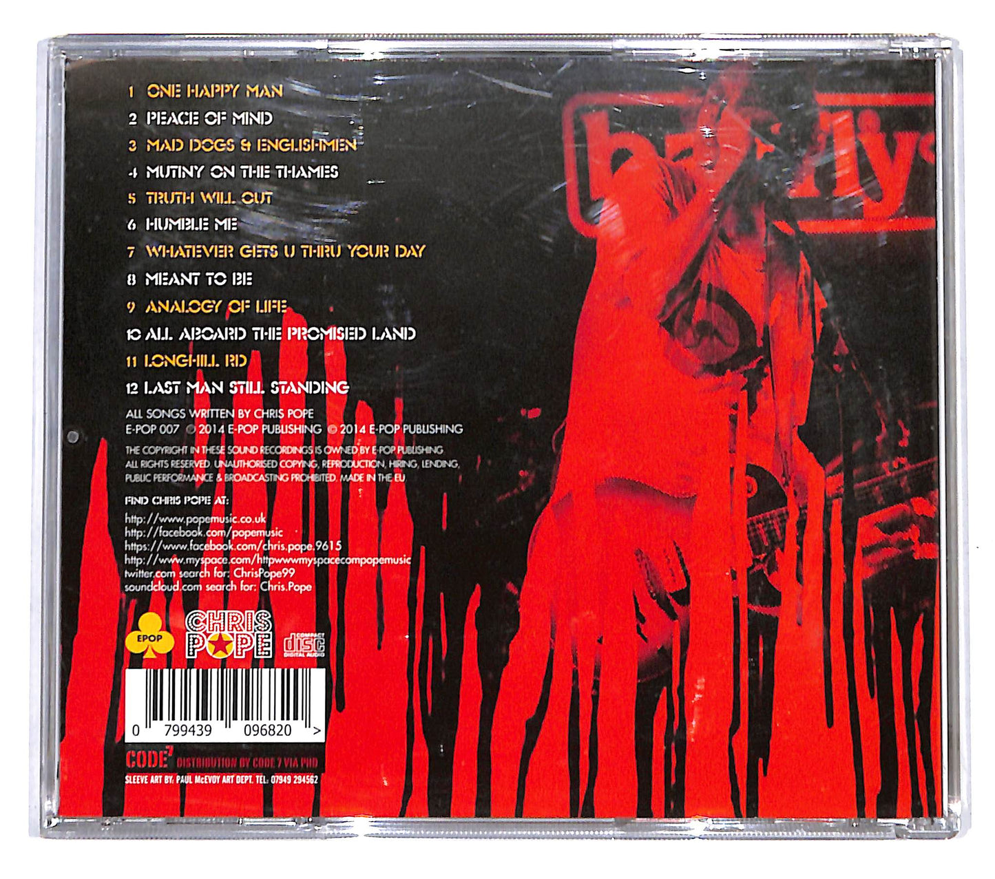 EBOND Chris Pope - Peace Of Mind CD CB059423