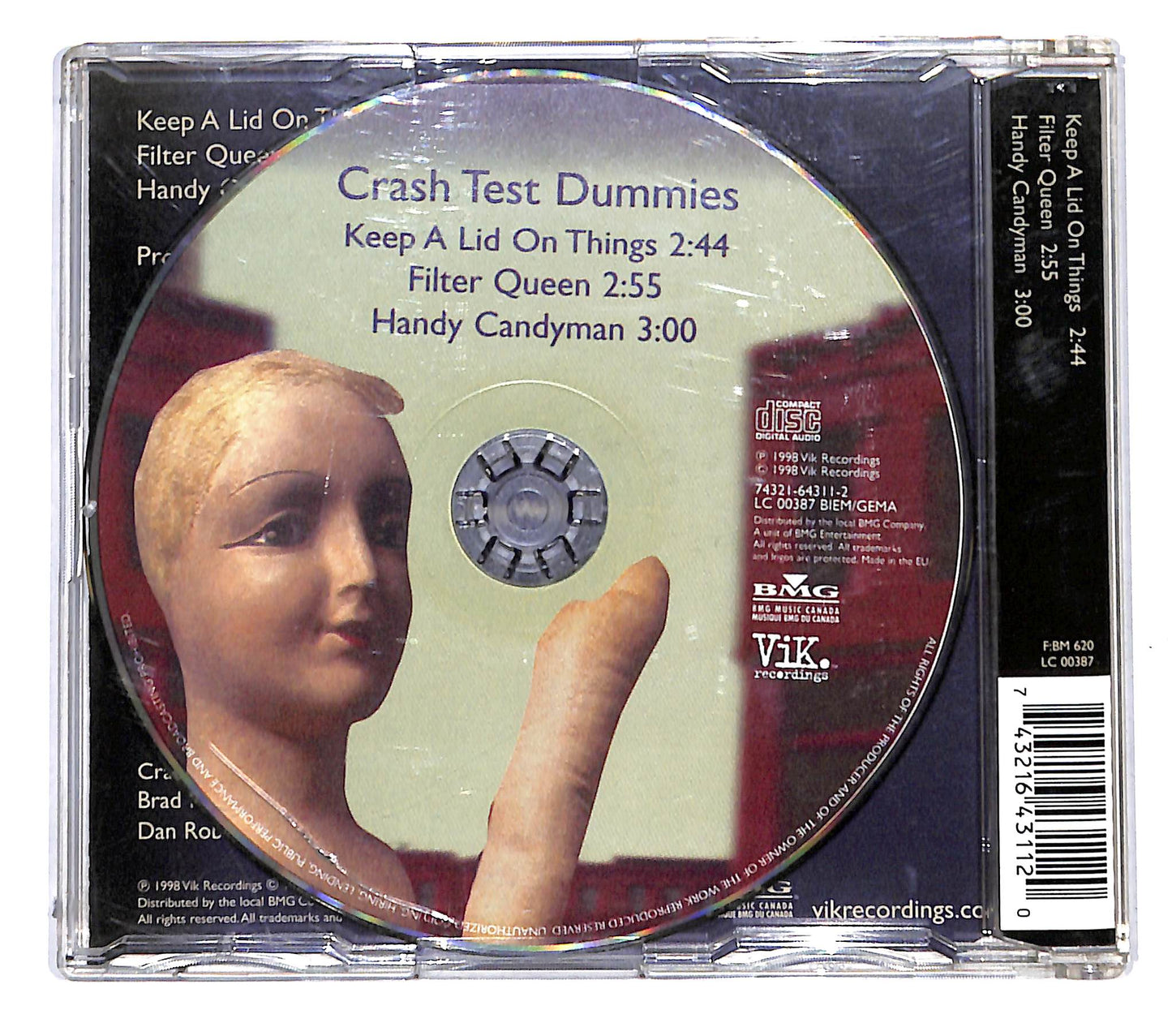 EBOND Crash Test Dummies - Keep A Lid On Things CD CB059428
