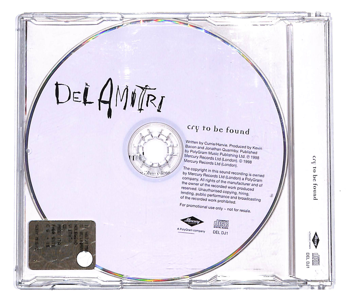 EBOND Del Amitri - Cry To Be Found CD CB059432
