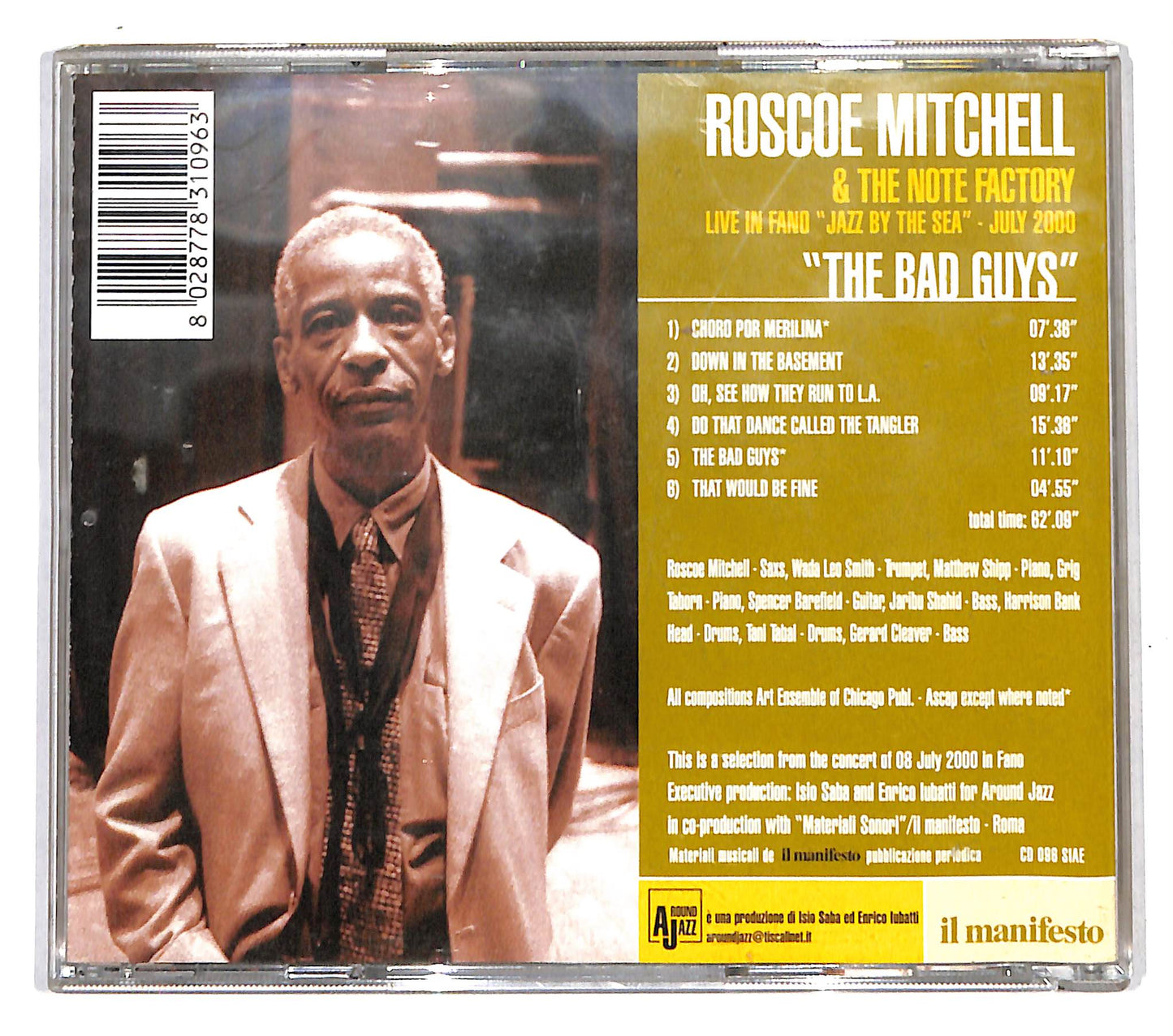 EBOND Roscoe Mitchell & The Note Factory - The Bad Guys CD CB059446