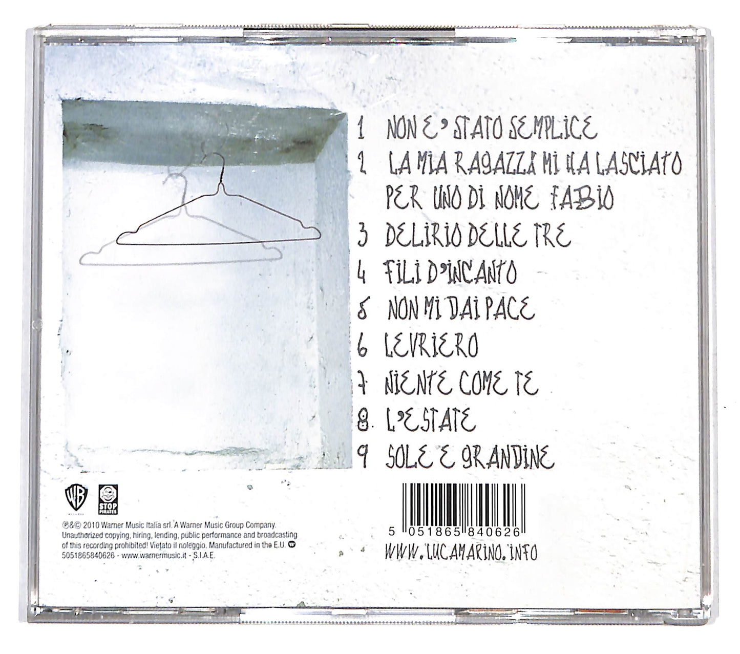 EBOND Luca Marino - Con La Giacca Di Mio Padre CD CB059456