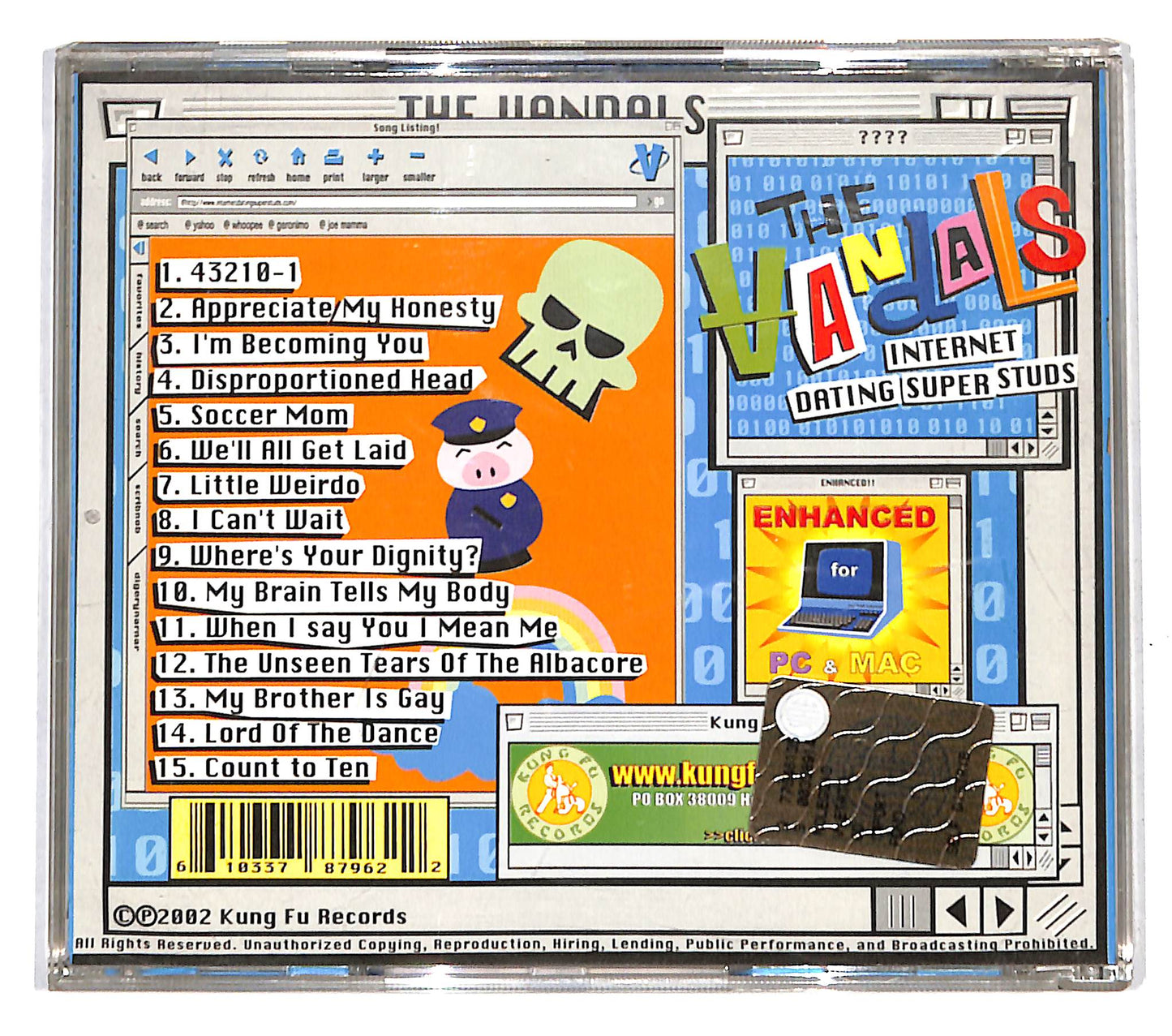 EBOND The Vandals - Internet Dating Super Studs CD CB059458