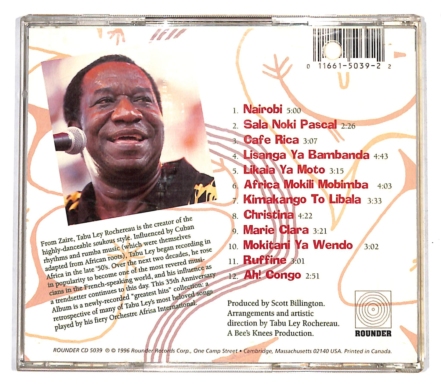 EBOND Tabu Ley Rochereau - Africa Worldwide CD CB060113