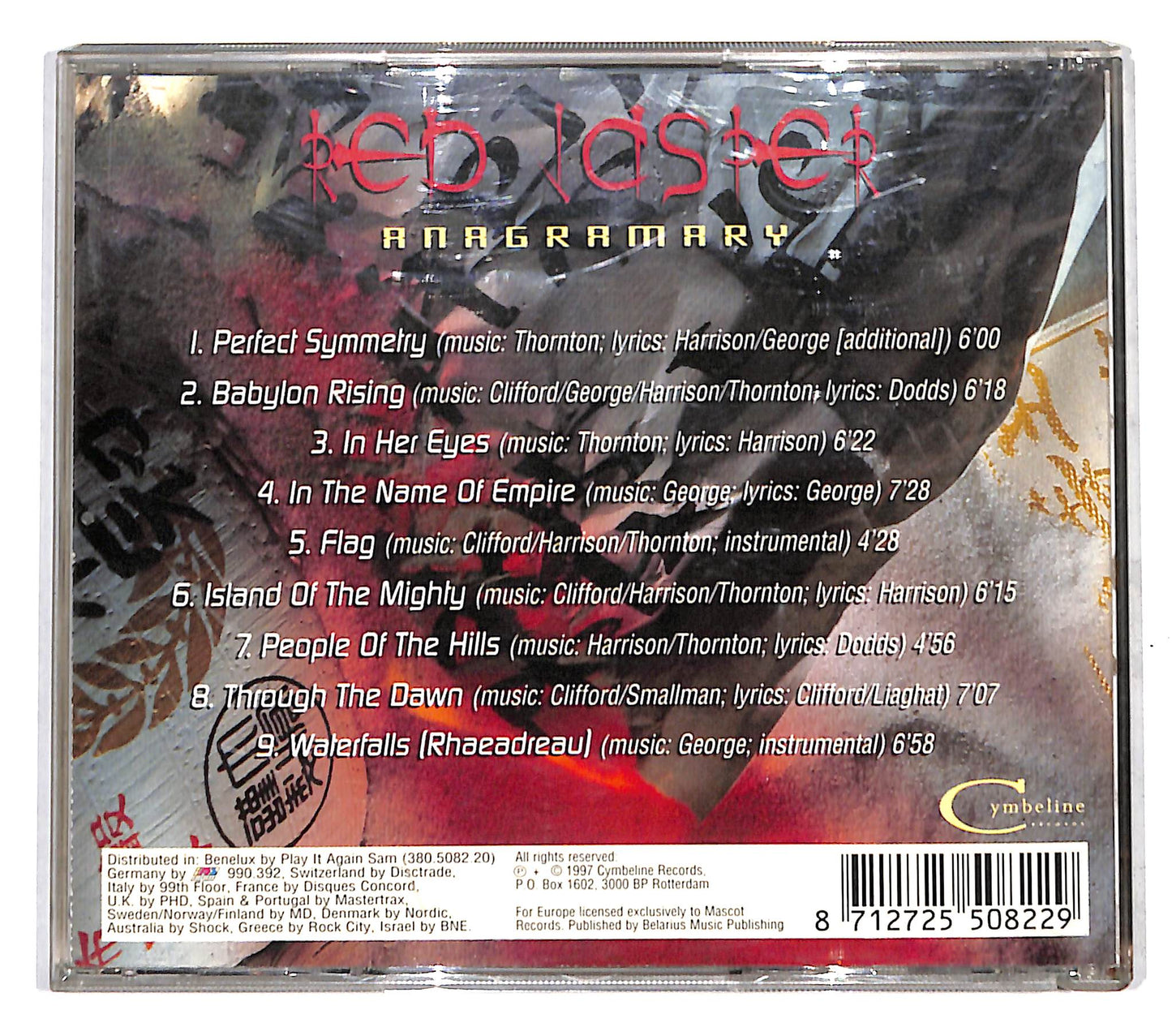 EBOND Red Jasper - Anagramary CD CB060116