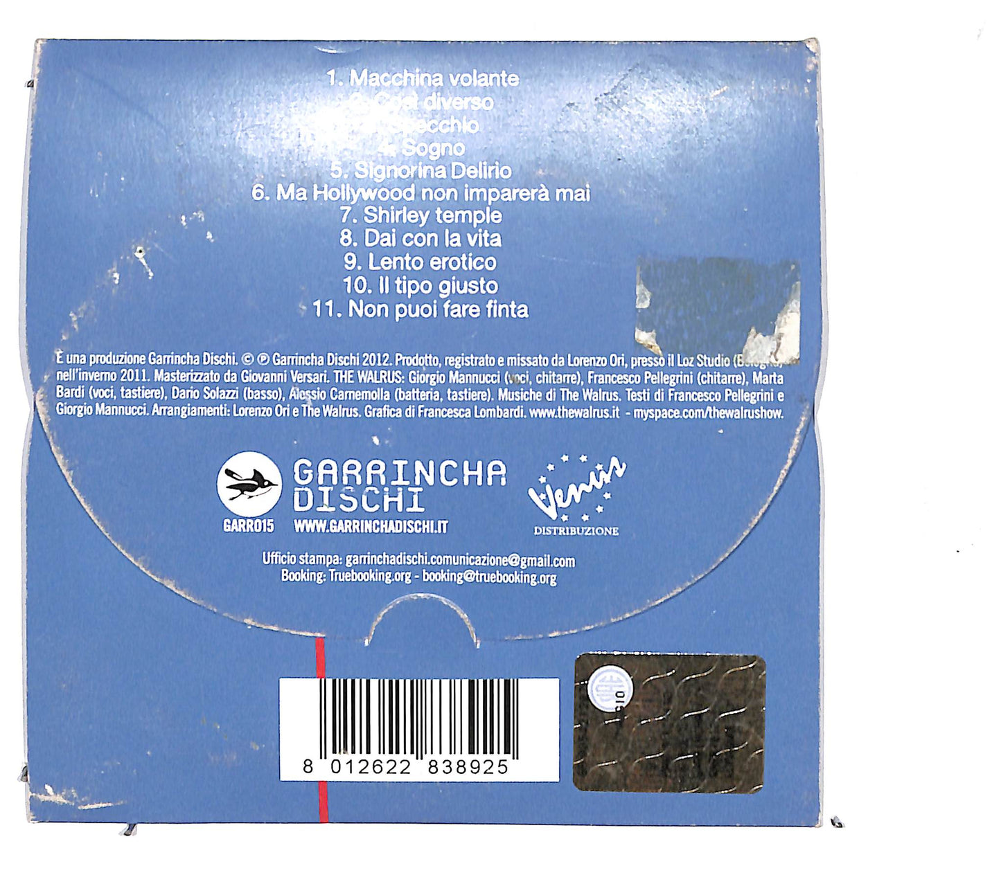 EBOND The Walrus - Hanno Ucciso Un Robot CD CB060120