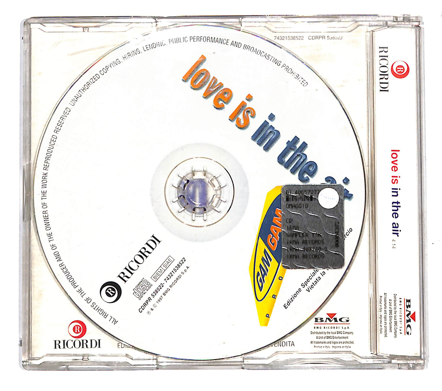 EBOND Gam Gam Project - Love Is In The Air CD CB060121