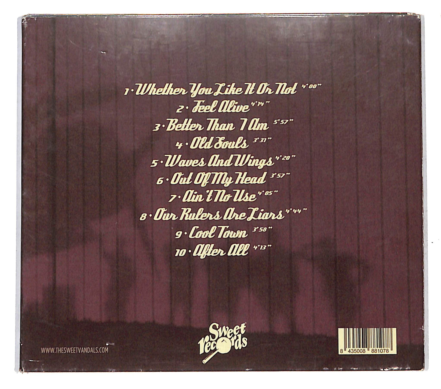 EBOND The Sweet Vandals - After All DIGIPACK CD CB060122