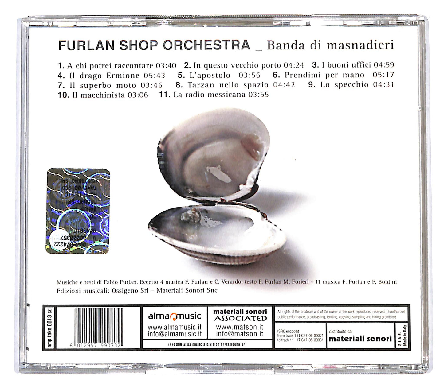 EBOND Furlan Shop Orchestra - Banda Di Masnadieri CD CB060132