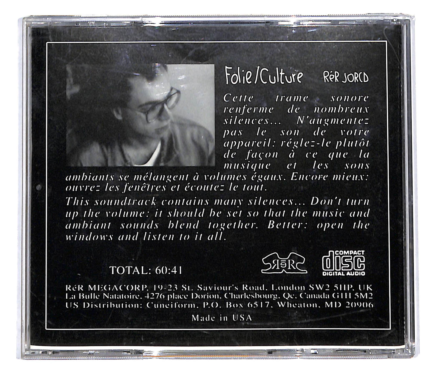 EBOND Jocelyn Robert - Folie Culture CD CB060137