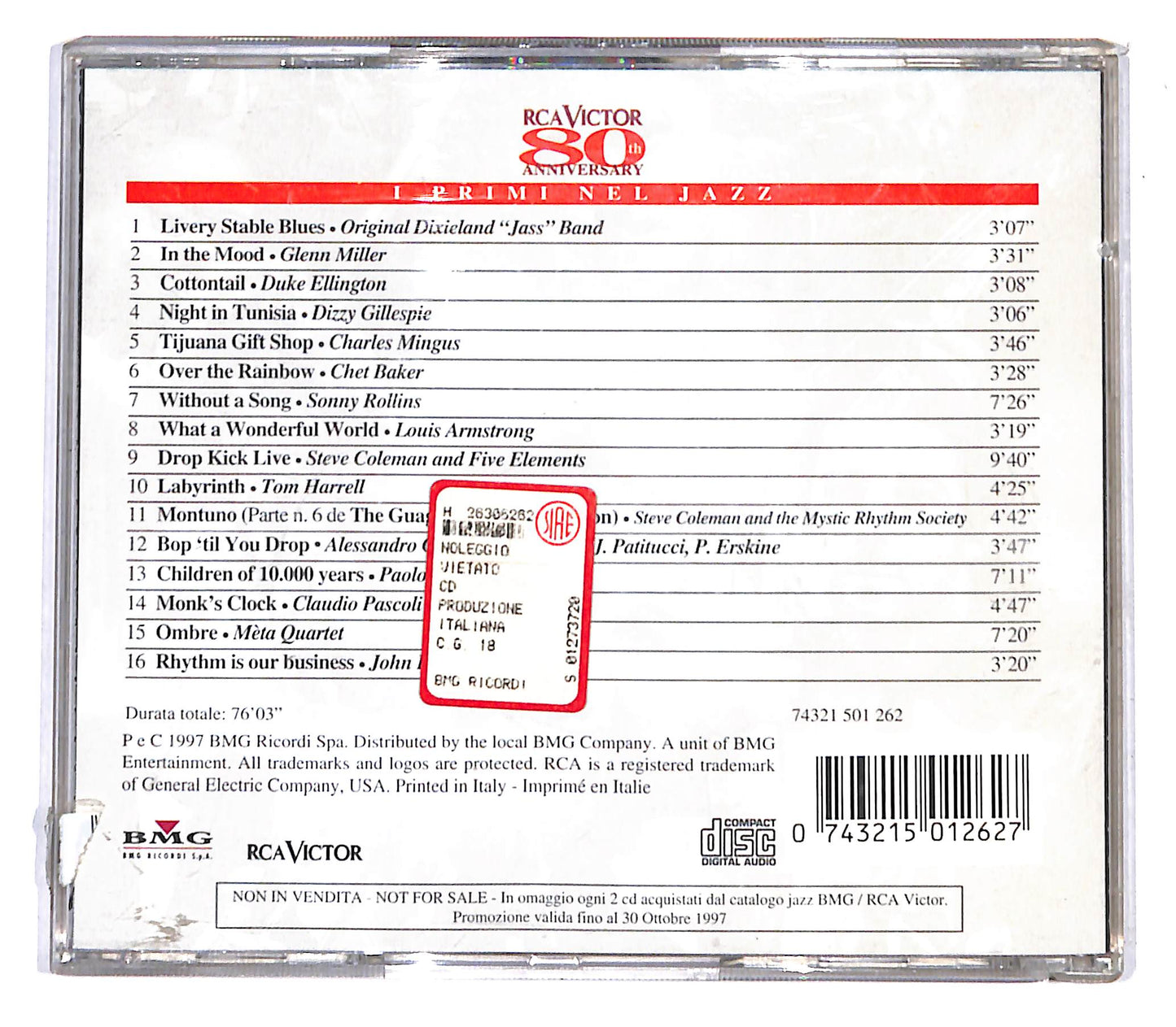EBOND Various - RCA Victor 80th Anniversary 1917-1997 CD CB060167