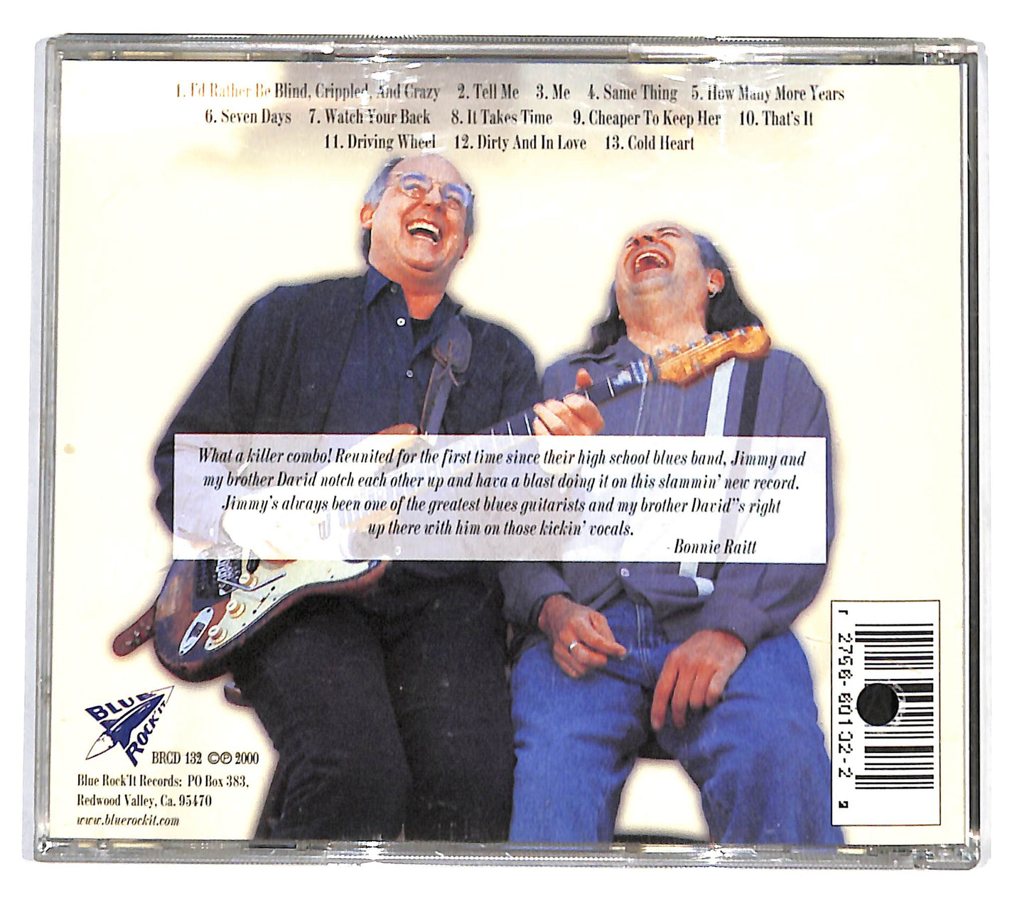 EBOND David Raitt And Jimmy Thackery - That's It! CD CB060211