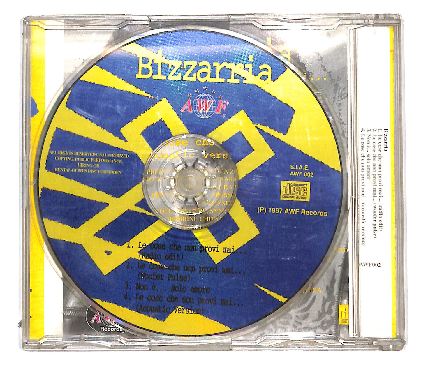 EBOND Bizzarria - Le Cose Che Non Provi Mai CD CB060214