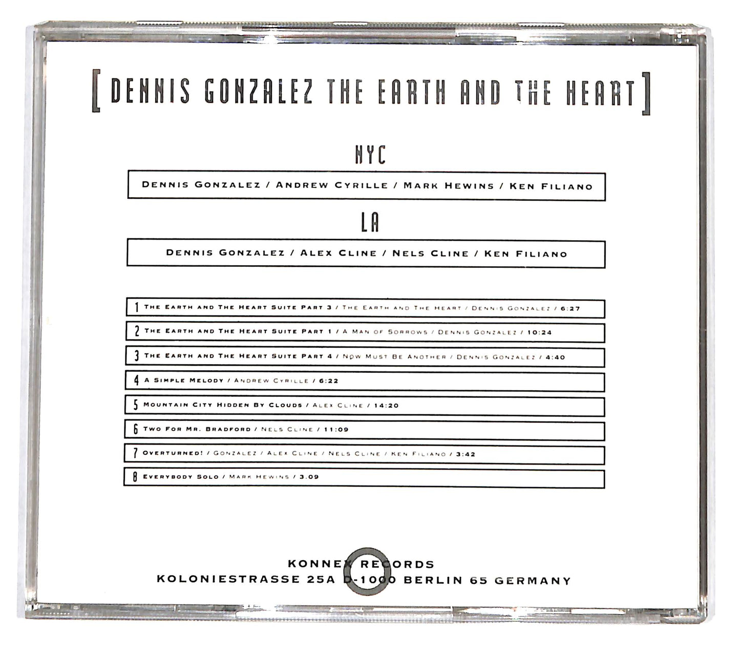 EBOND Dennis Gonzalez - The Earth And The Heart CD CB060215