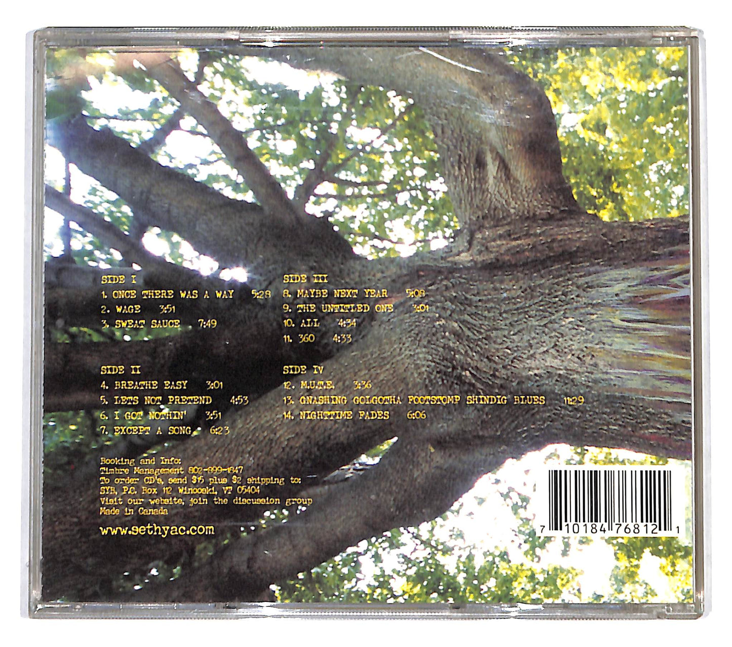 EBOND Seth Yacovone Band - Standing On The Sound CD CB060237