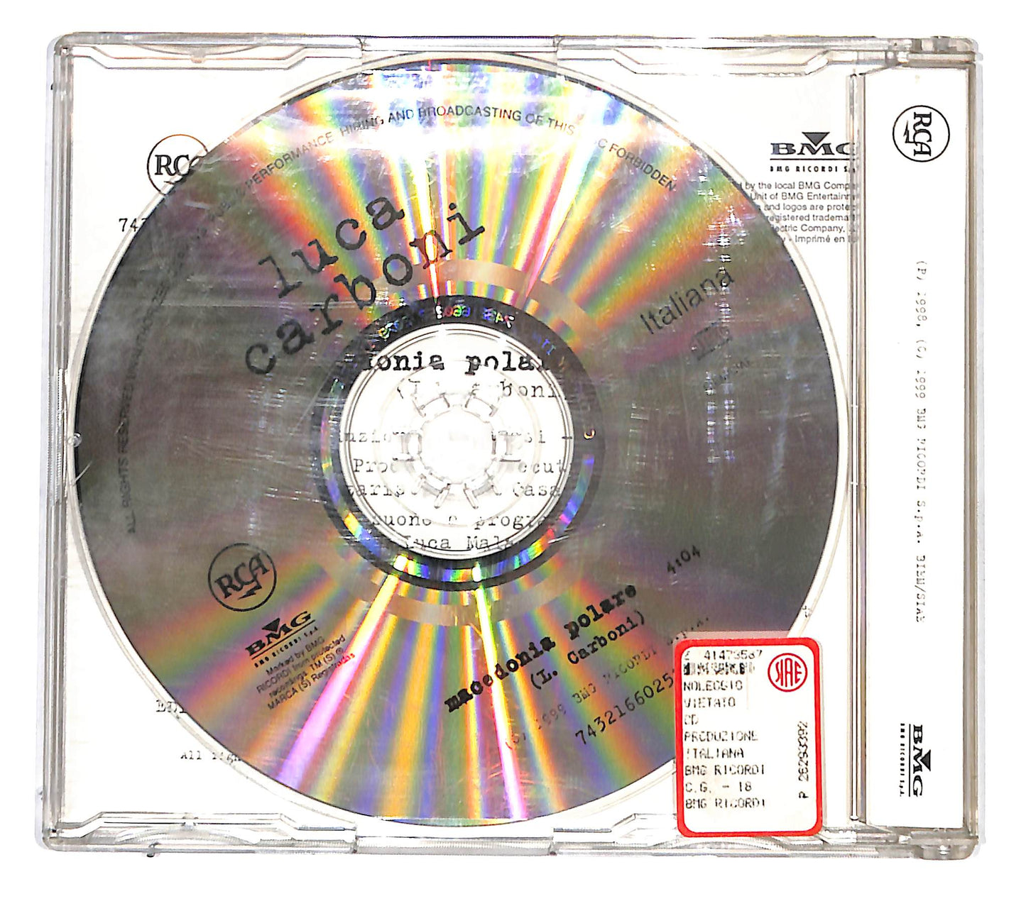 EBOND Luca Carboni - Macedonia Polare CD CB060249
