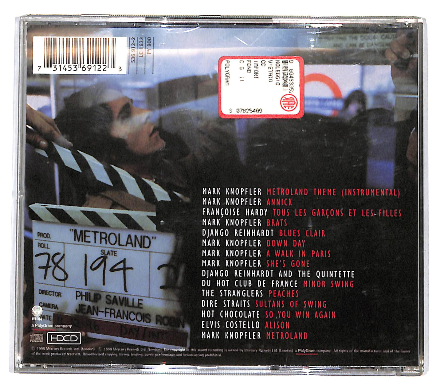 EBOND Mark Knopfler - Metroland CD CB060253