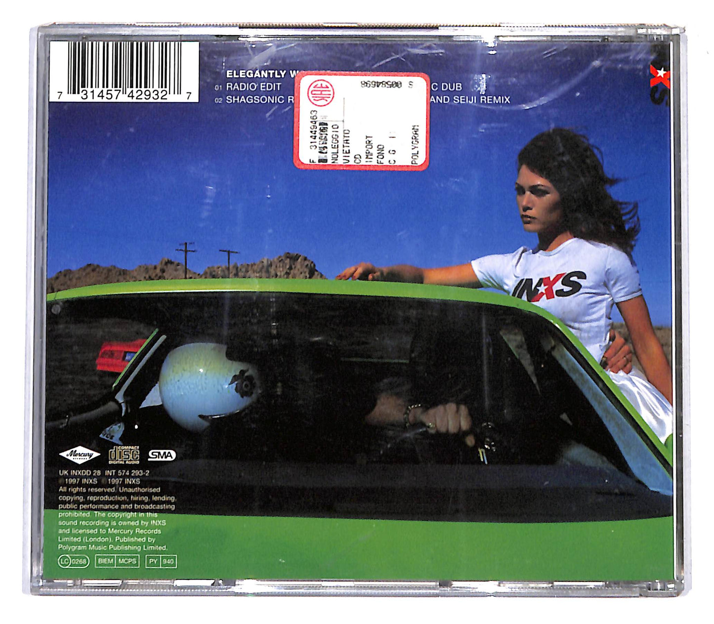 EBOND INXS - Elegantly Wasted CD CB060410