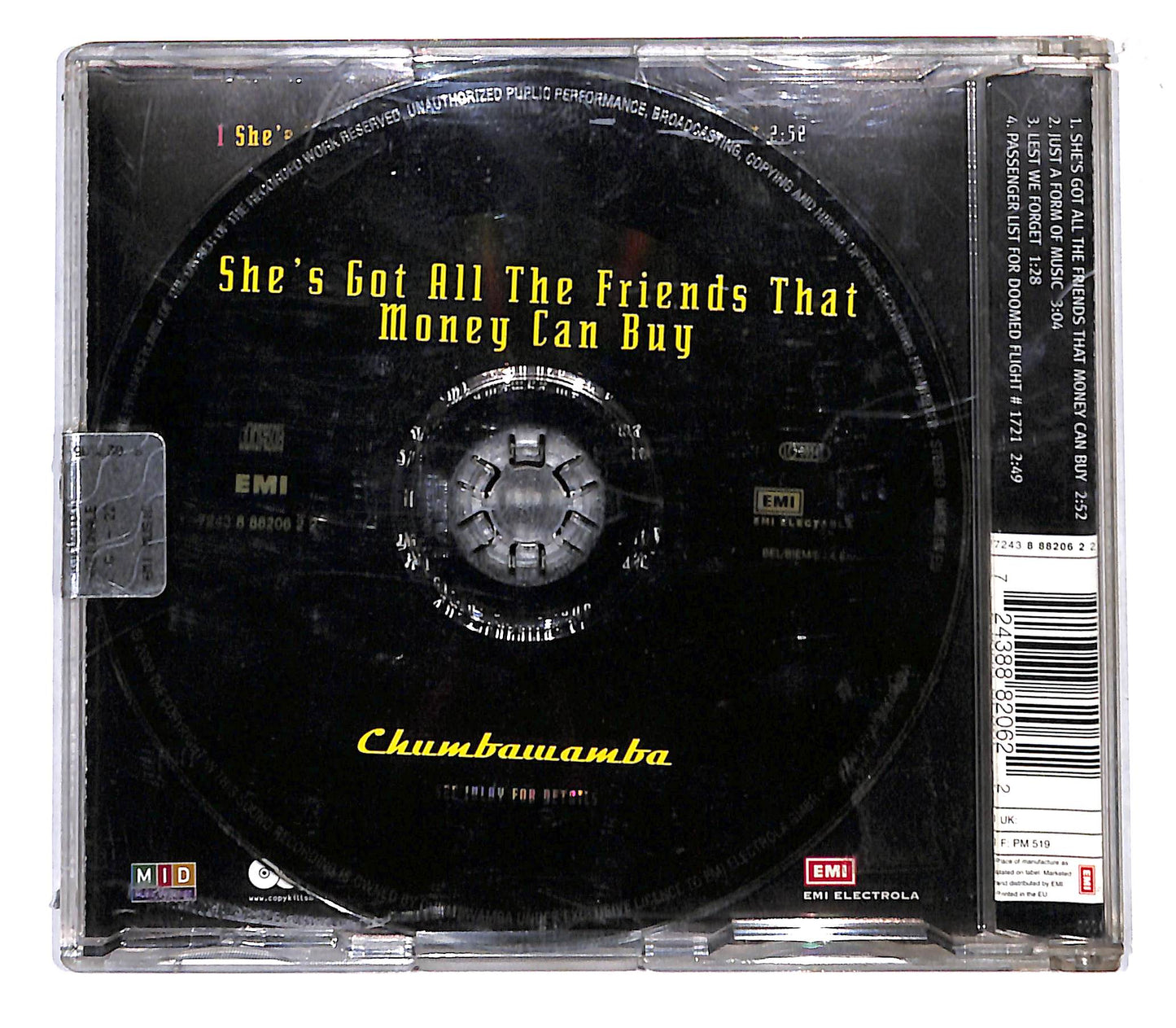 EBOND Chumbawamba - She's Got All The Friends That Money Can Buy CD CB060411