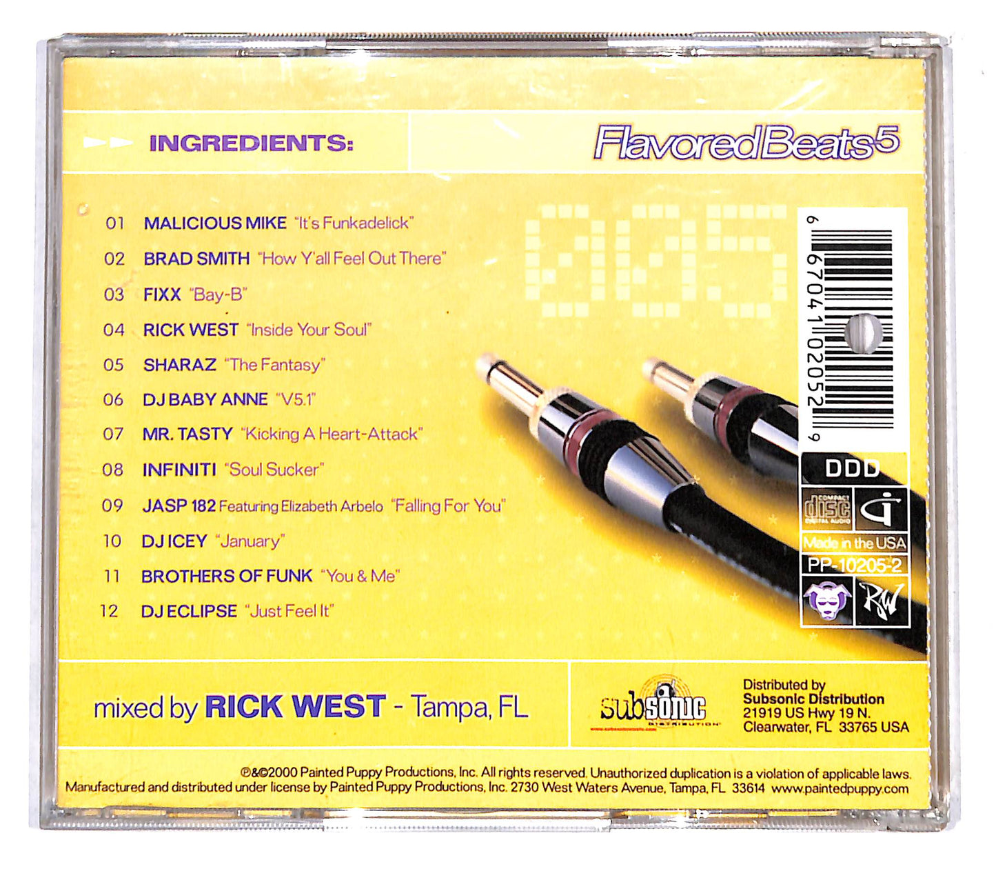 EBOND Rick West - Flavored Beats 5 CD CB060422