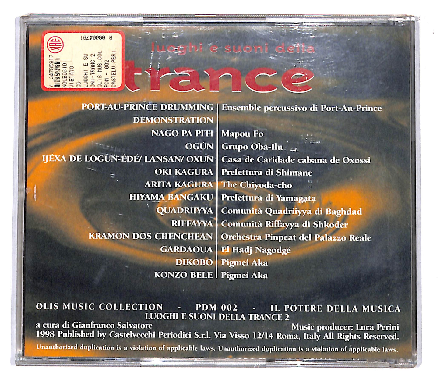EBOND Various - Luoghi E Suoni Della Trance 2 CD CB060423