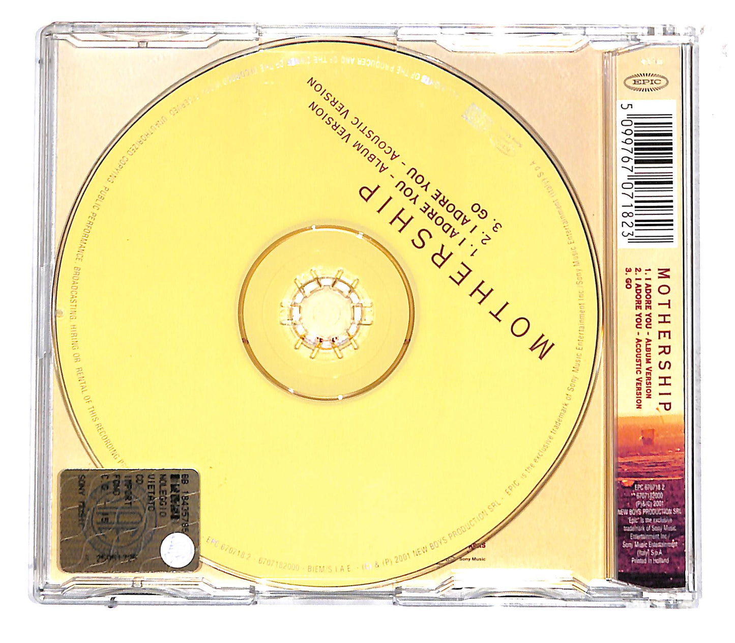 EBOND Mothership - I Adore You CD CB060901