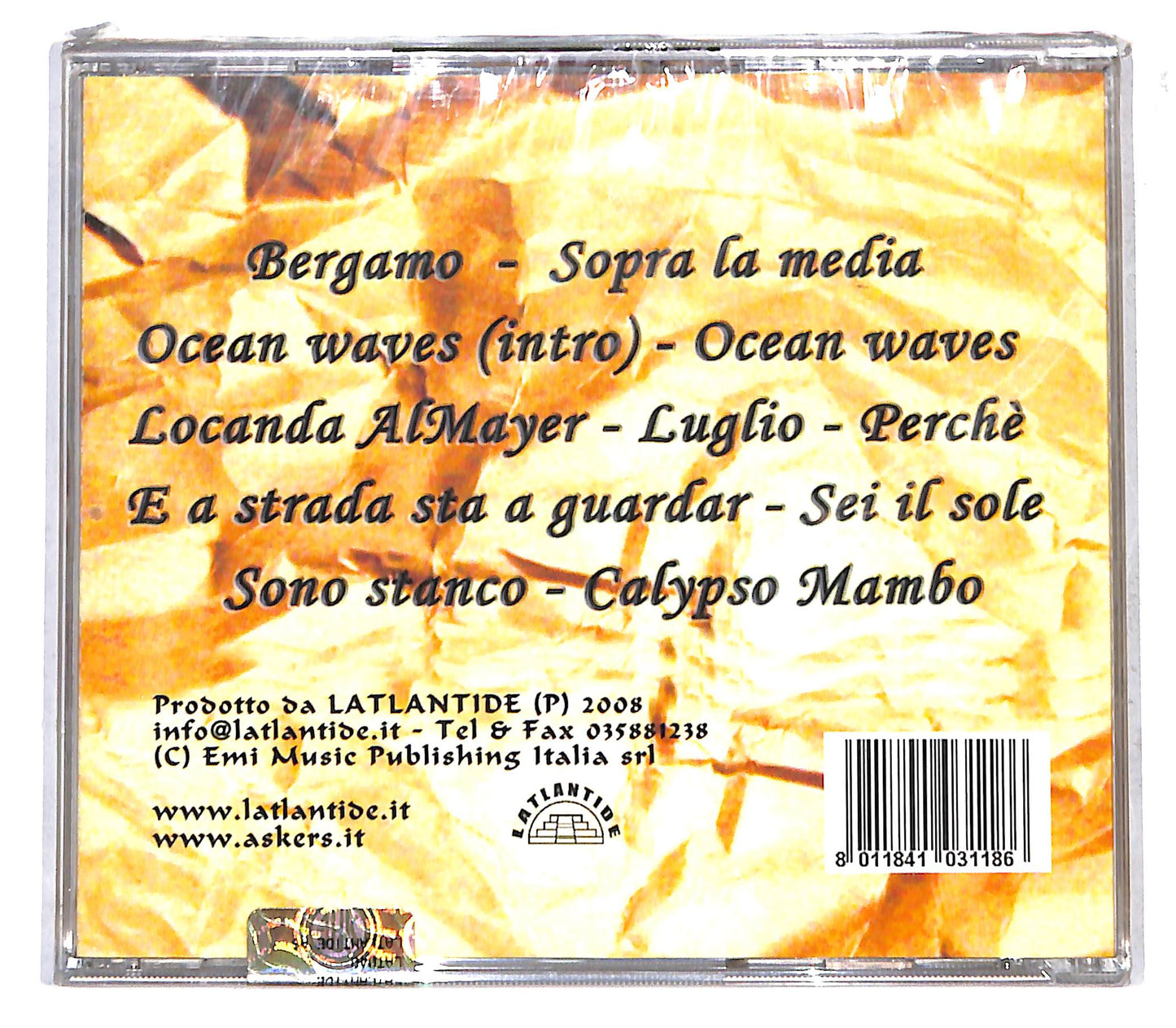EBOND Askers - Sopra La Media CD CB060904