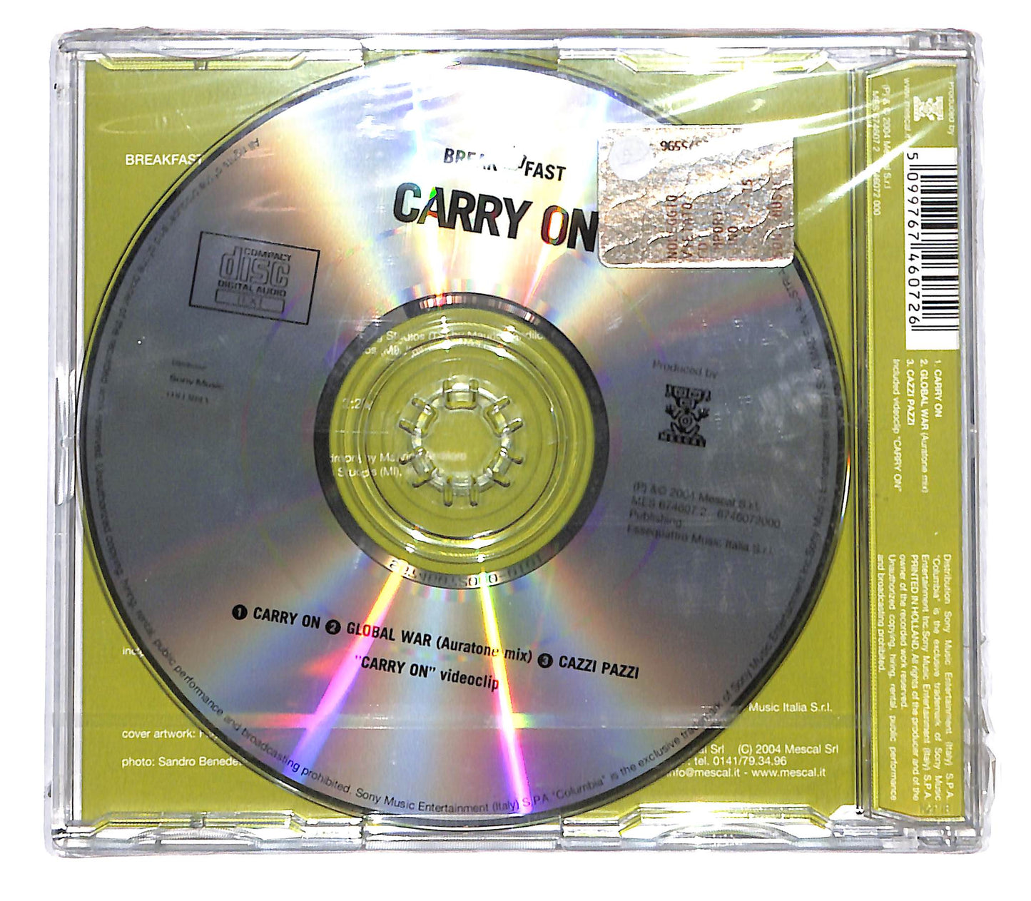 EBOND Breakfast - Carry On CD CB060913