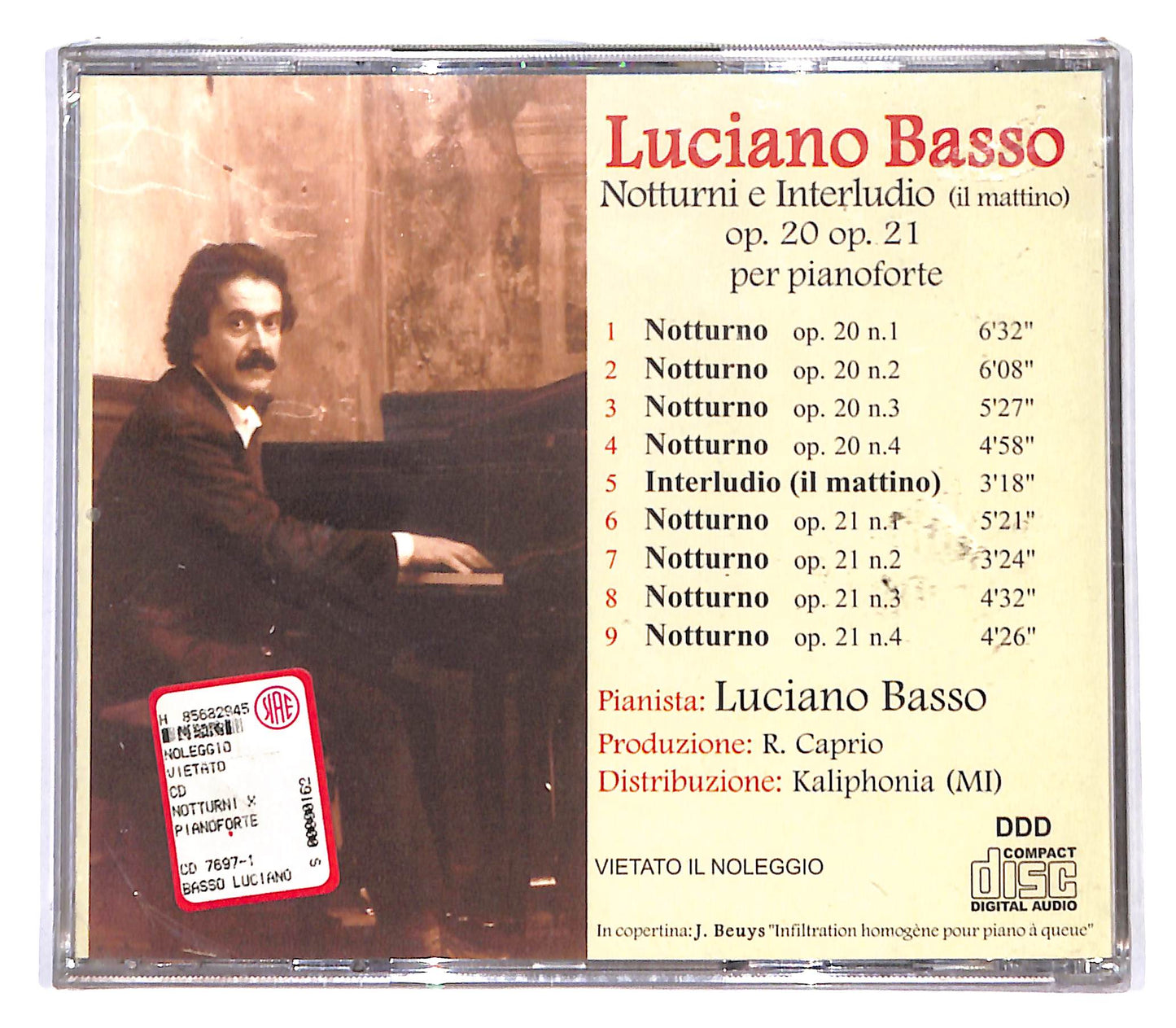 EBOND Luciano Basso - Notturni CD CB060922