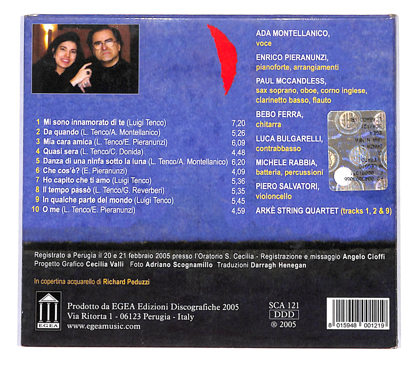 EBOND Ada Montellanico E Enrico Pieranunzi - Danza Di Una Ninfa CD CB060923