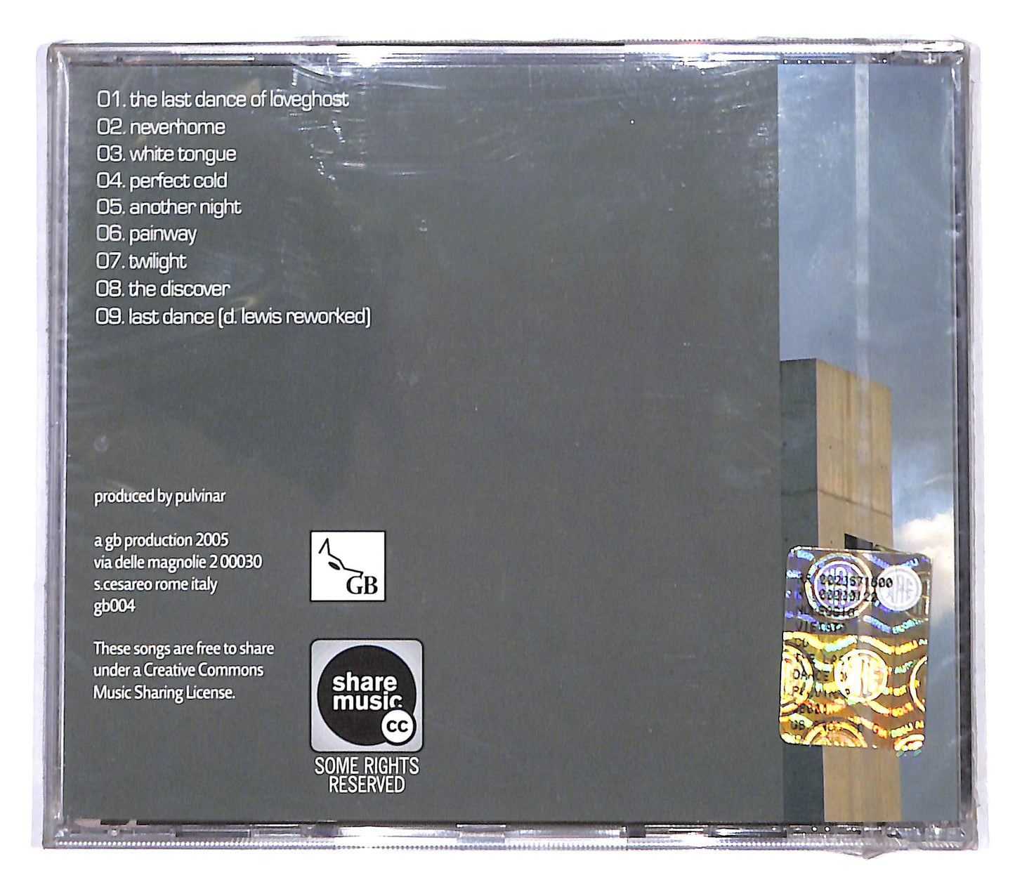 EBOND Pulvinar - The Last Dance Of Loveghost CD CB060924