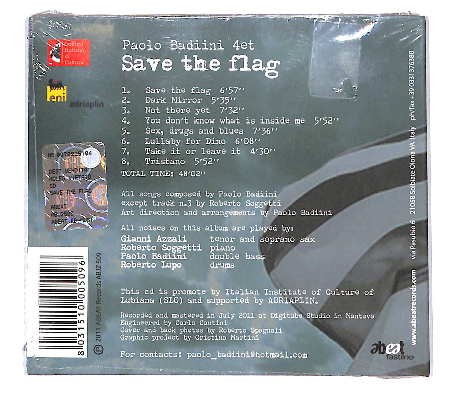 EBOND Paolo Badiini 4Et - Save The Flag CD CB060935