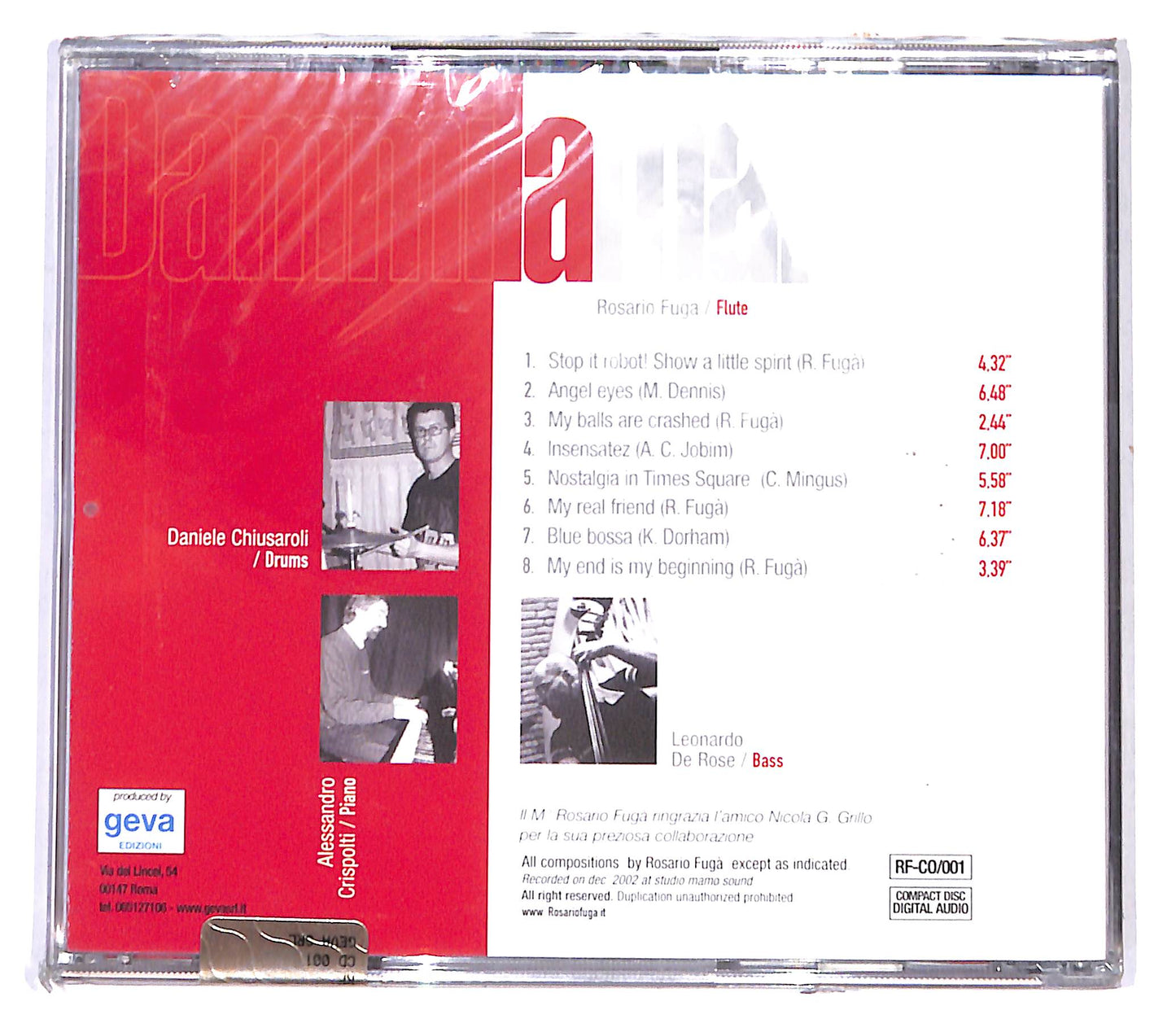 EBOND Rosario Fuga' & Quartet - dammi la mano CD CB060942