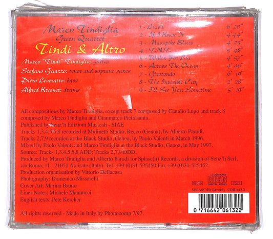 EBOND Marco Tindiglia Green Quartet - Tindi E Altro CD CB060949