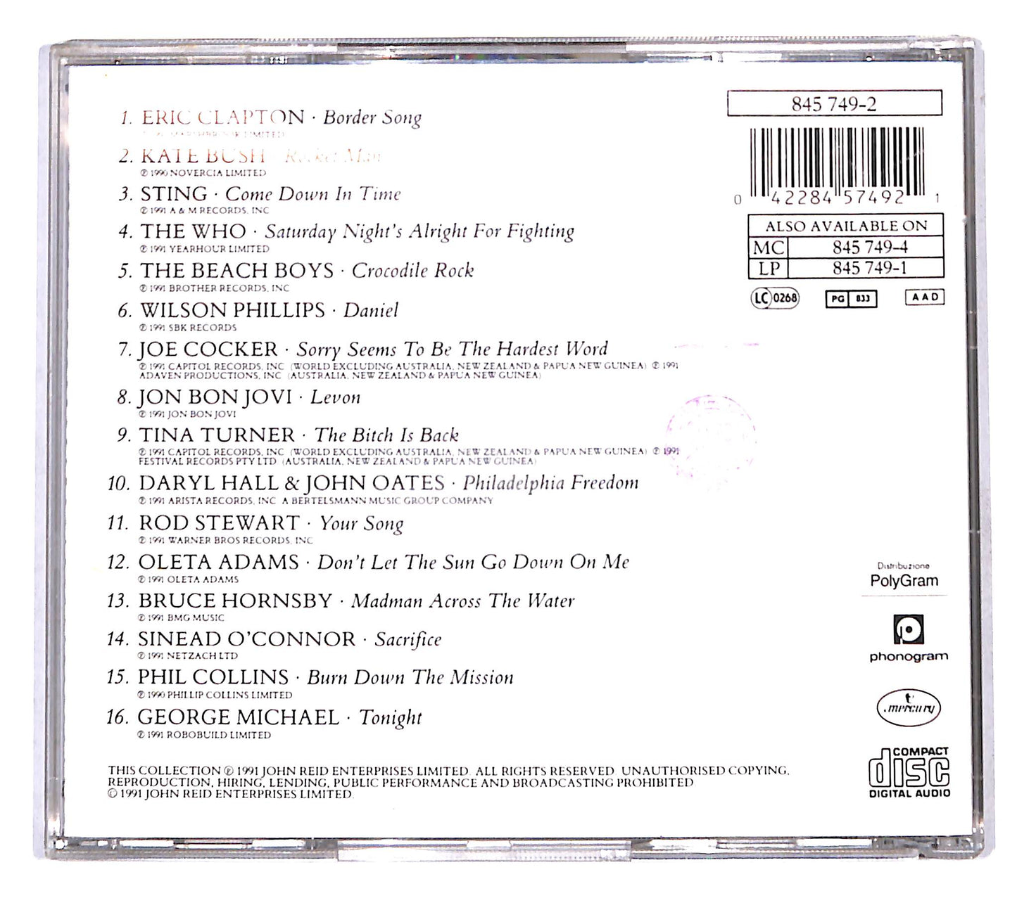 EBOND Two Rooms - Celebrating The Songs Of Elton John & B Taupin CD CB061108