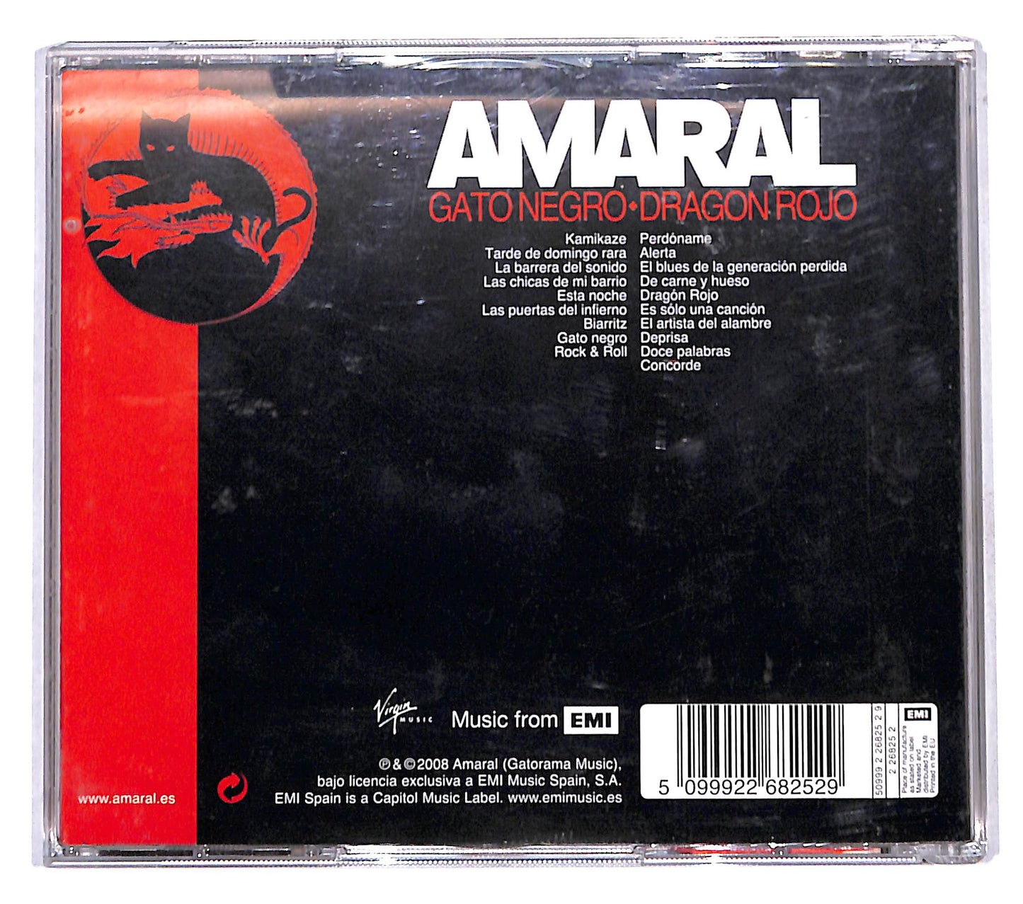EBOND Amaral - Gato Negro Dragon Rojo CD CB061110