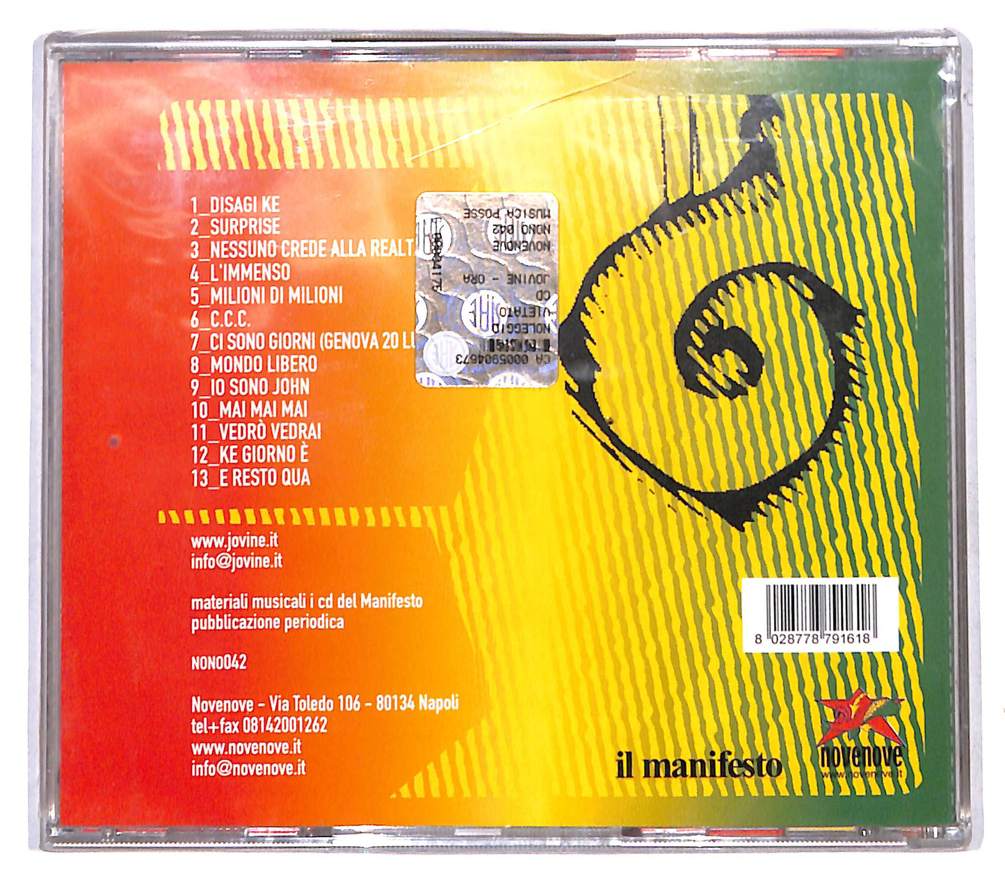 EBOND Jovine - Ora CD CB061141