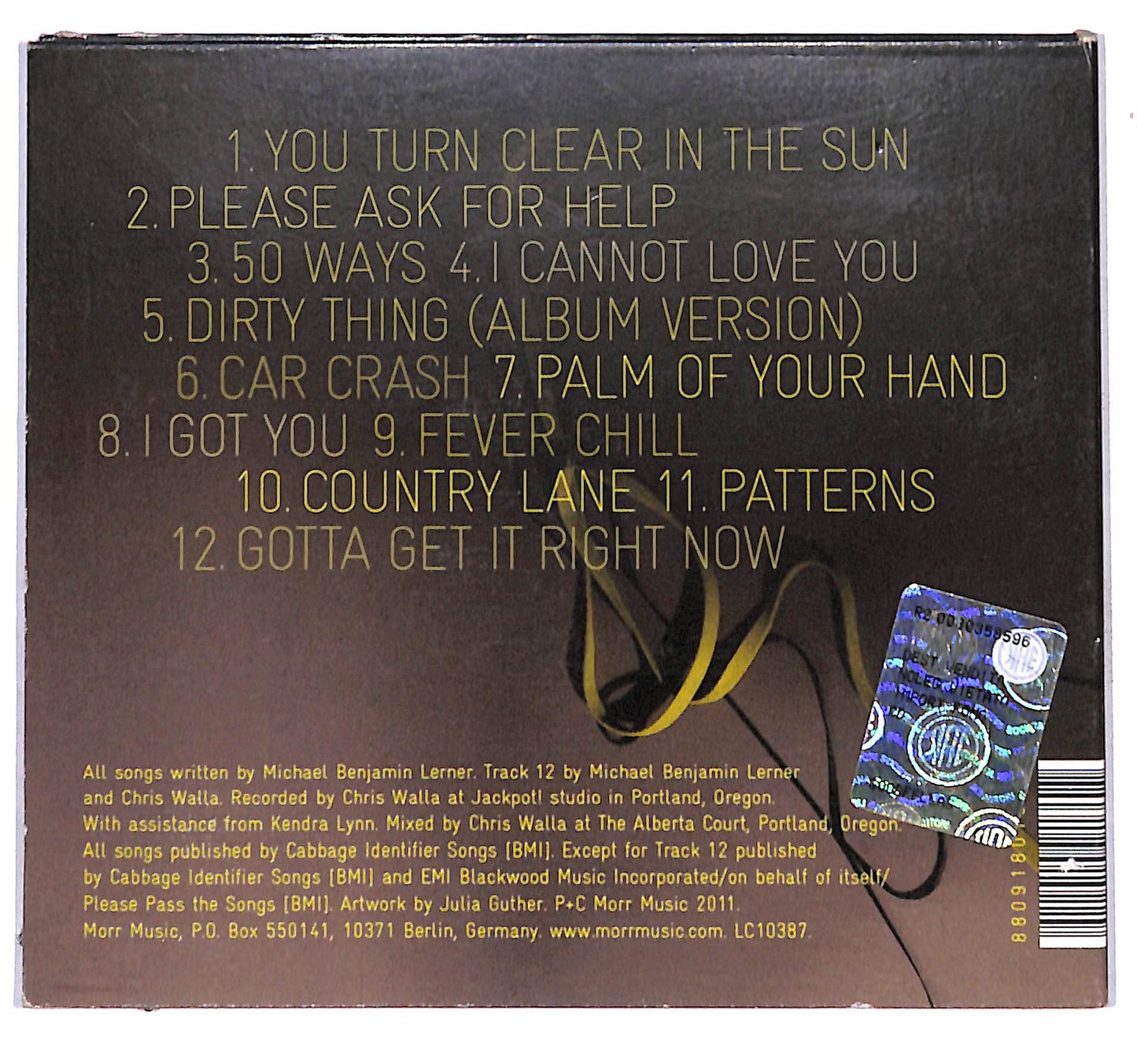 EBOND Telekinesis - 12 Desperate Straight Lines DIGIPACK CD CB061161