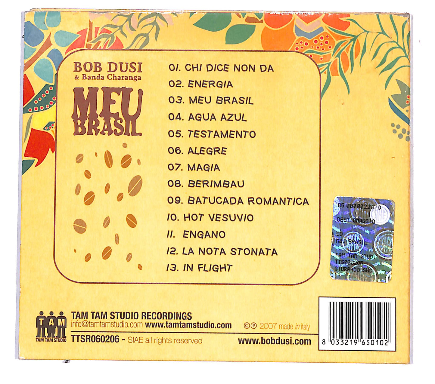 EBOND Bob Dusi & Banda Charanga - Meu Brasil DIGIPACK CD CB061303