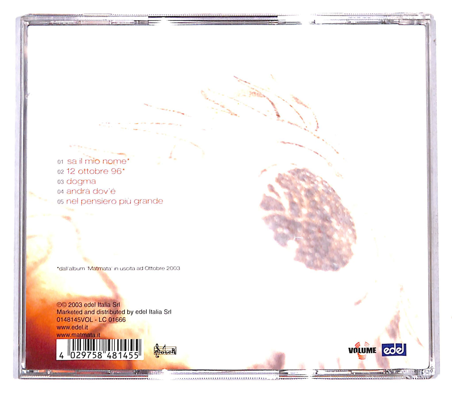 EBOND Matmata - Sa Il Mio Nome CD CB061311