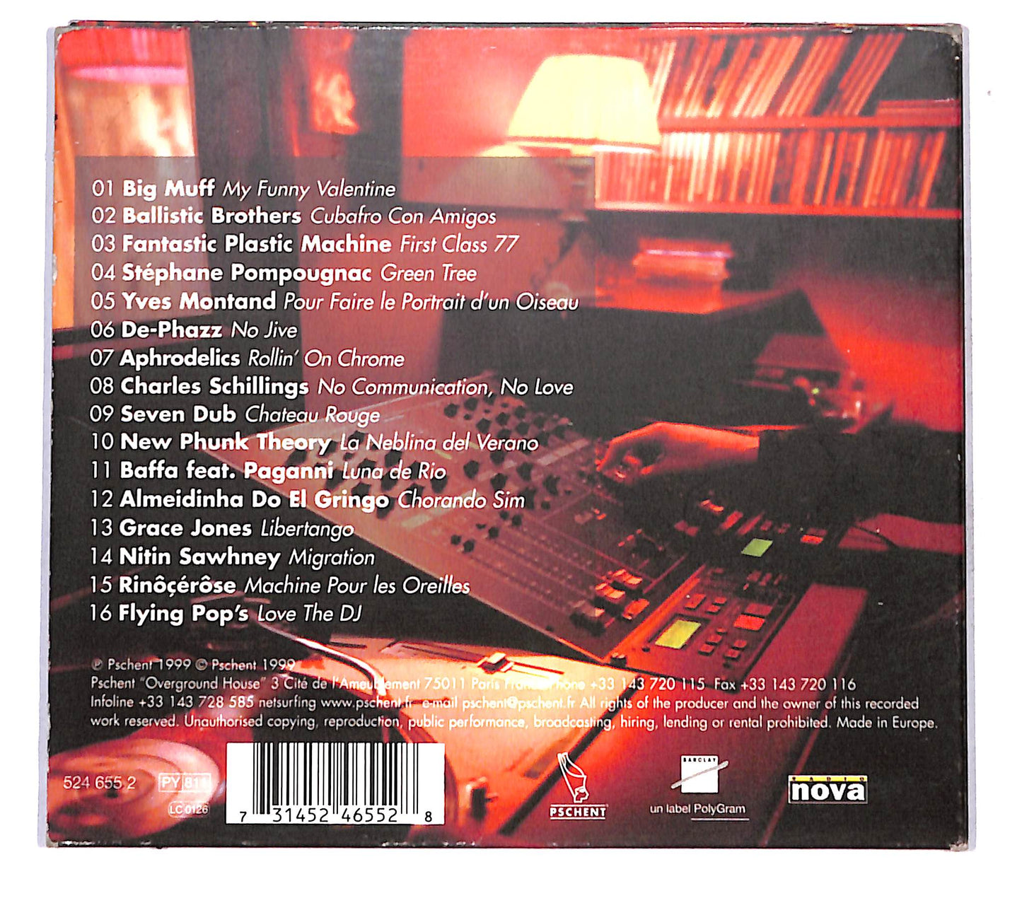 EBOND Various - Costes (France Et Choiseul) DIGIPACK CD CB061312