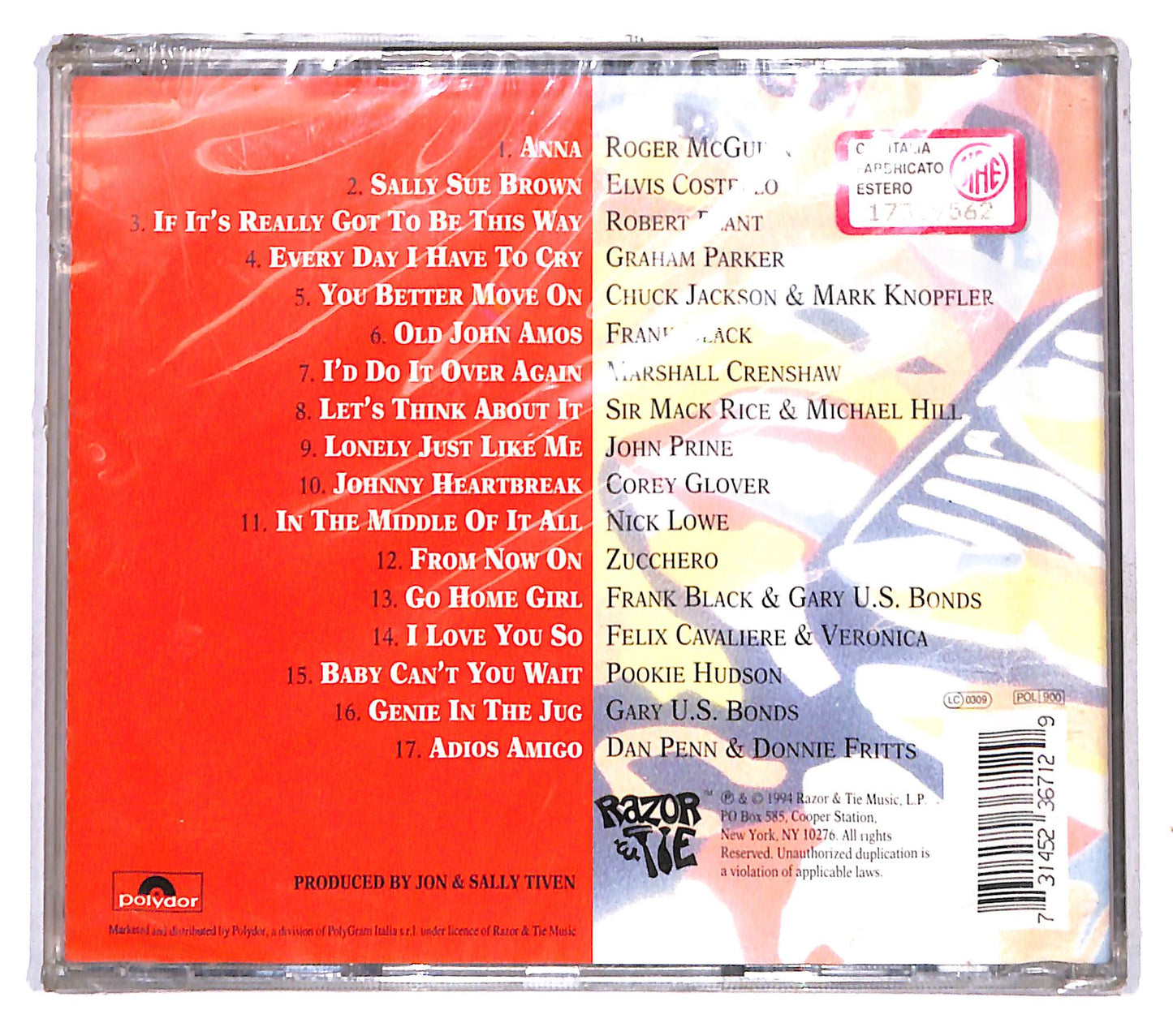 EBOND Various - Adios Amigo: A Tribute To Arthur Alexander CD CB061313