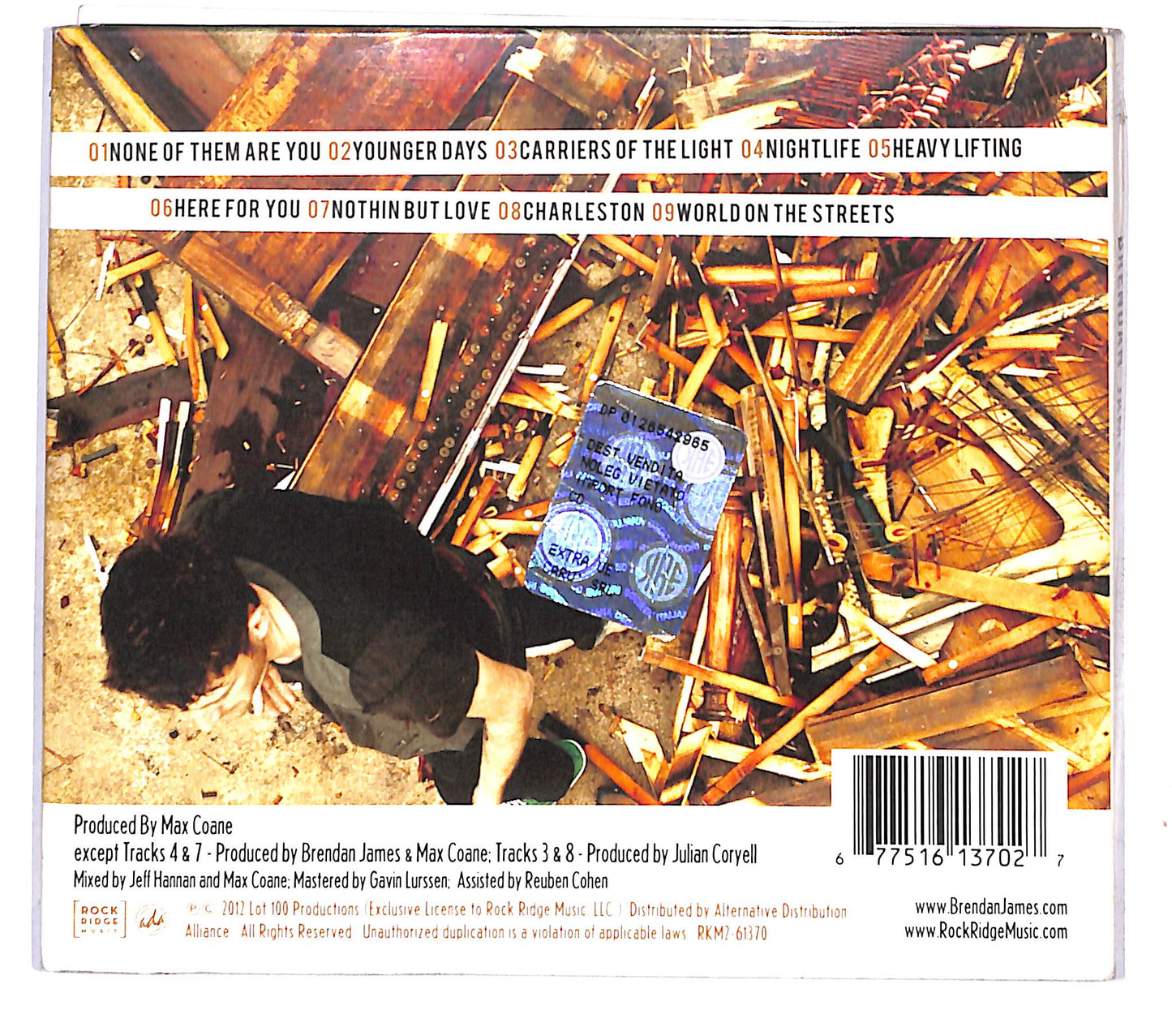 EBOND Brendan James - Hope In Transition DIGIPACK CD CB061331