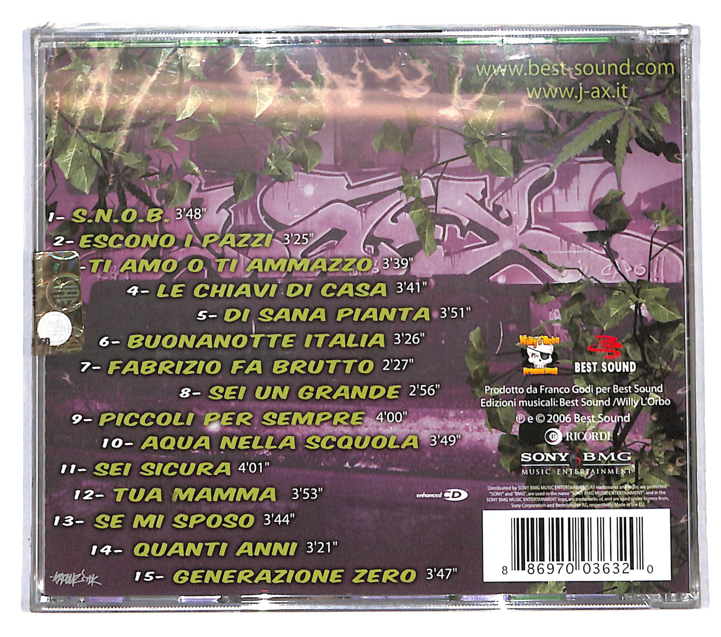 EBOND J-Ax - Di Sana Pianta CD CB061801