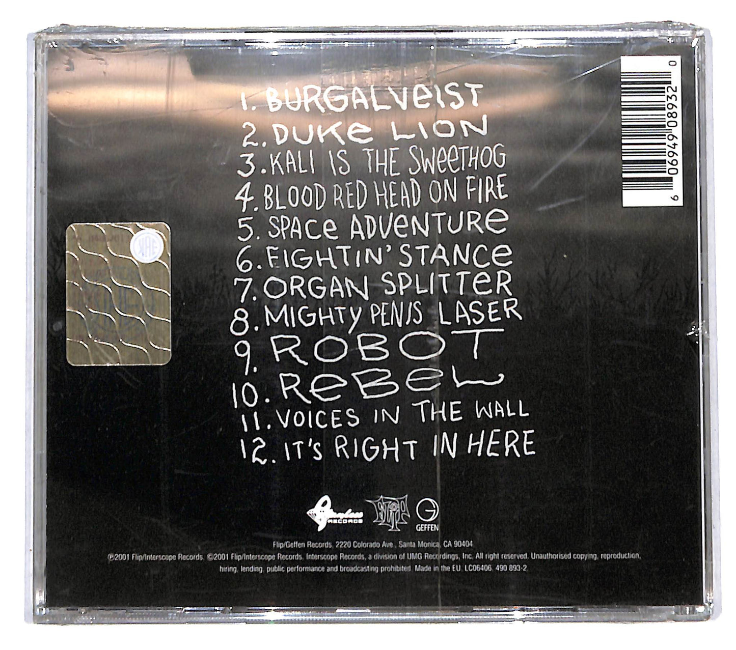 EBOND Big Dumb Face - Duke Lion Fights The Terror!! CD CB061805