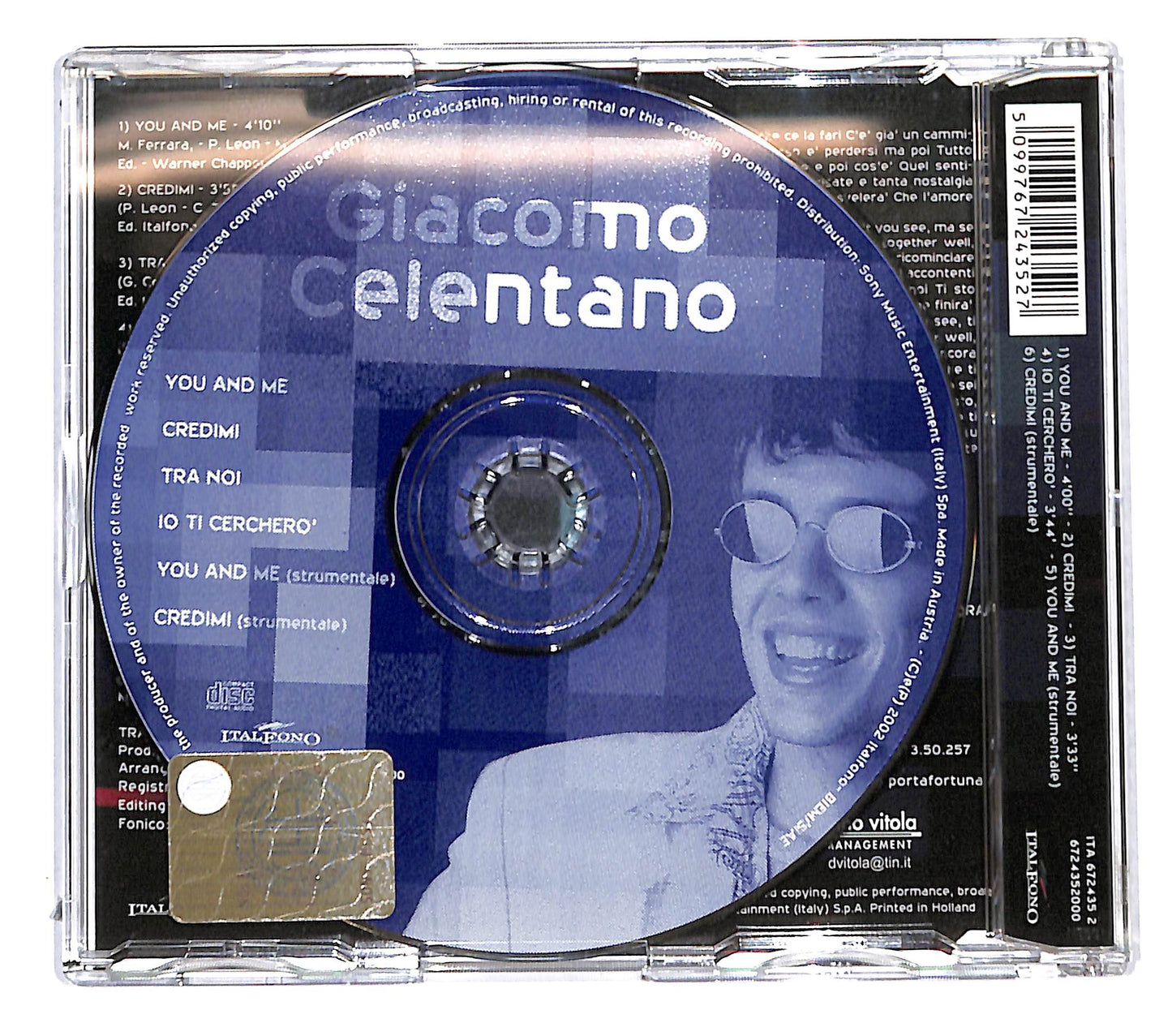 EBOND Giacomo Celentano - You And Me CD CB061809